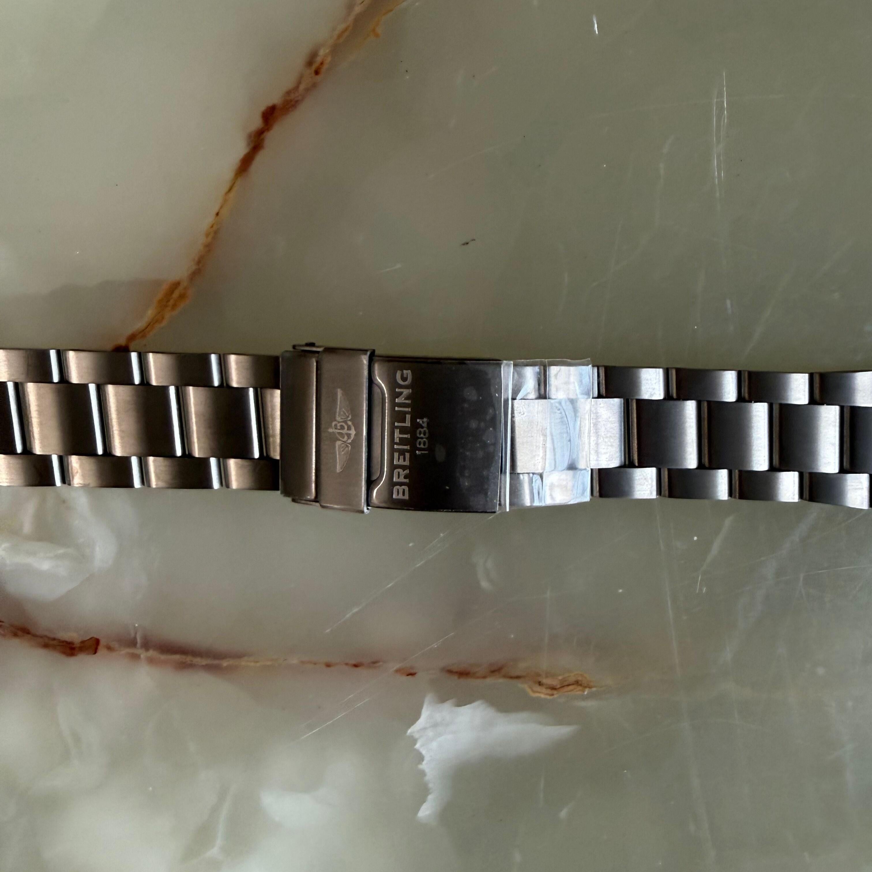 Authentic Breitling Stainless Steel 24mm Watch Bracelet W0815
