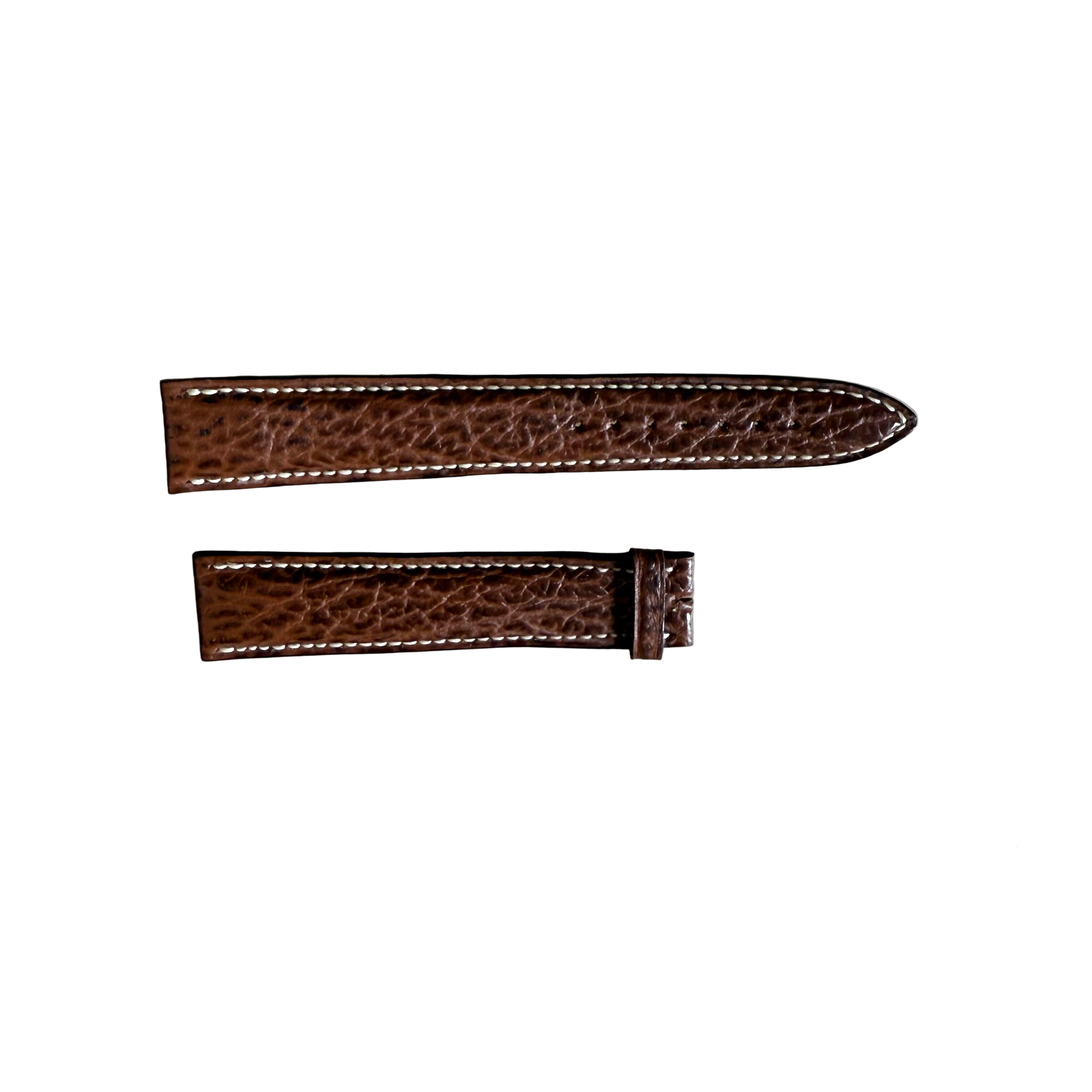 Authentic Breguet Brown Shark Watch Strap Band 19.5mm Padded & Stitched