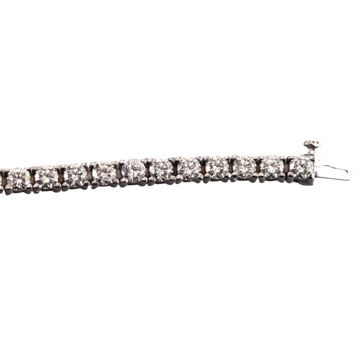 18k Gold 8ctw Diamond Tennis Bracelet