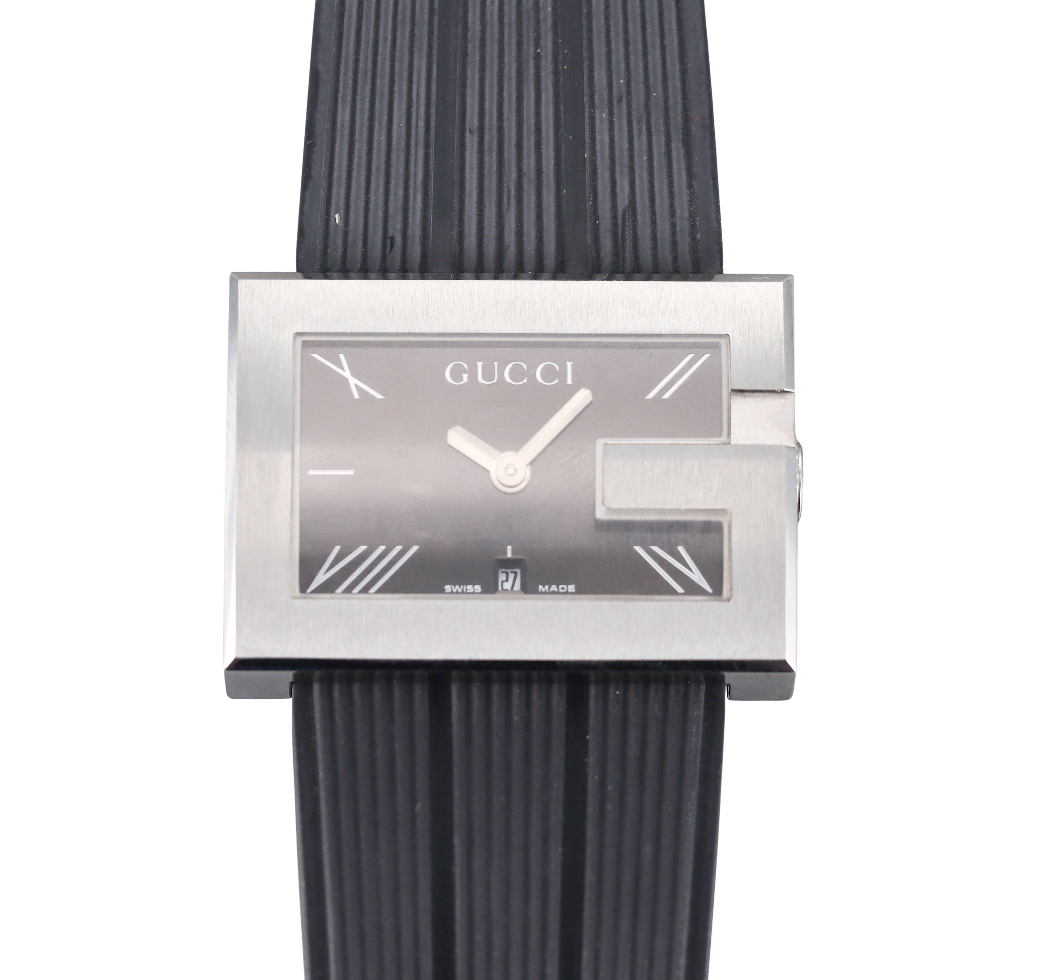 Gucci G Rectangle Steel Watch YA100305