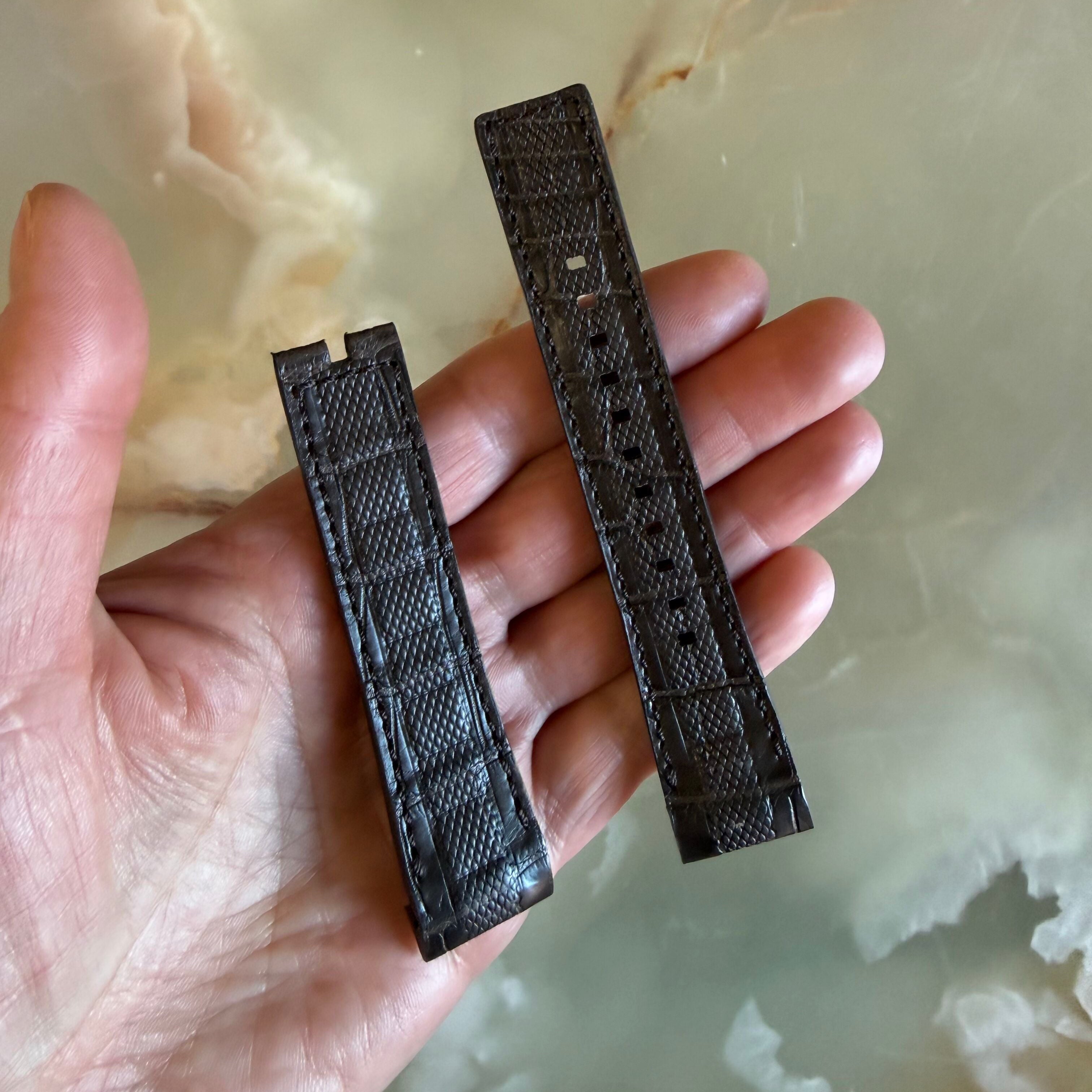 Authentic Zenith Brown Leather Watch Strap Band 21mm 21-649