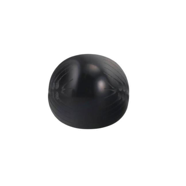 Lalique Epis Black Cabochon Crystal Ring 10657600
