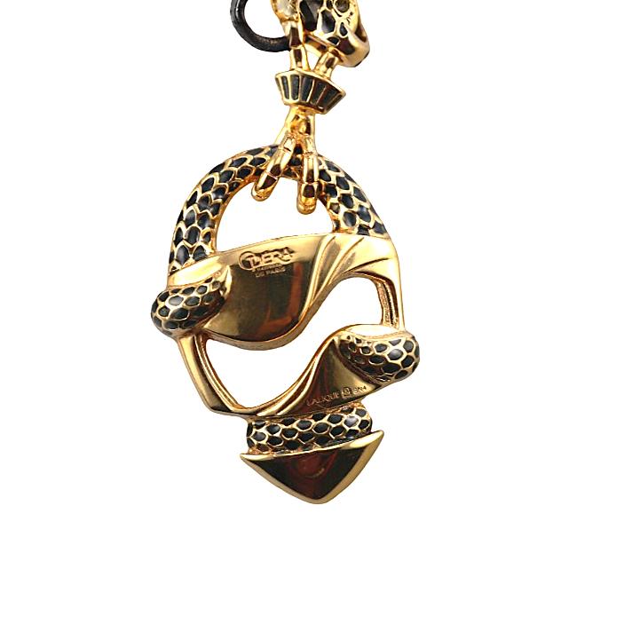 Lalique Opera National De Paris Eurydice Gold Plated Cord Necklace 10661700