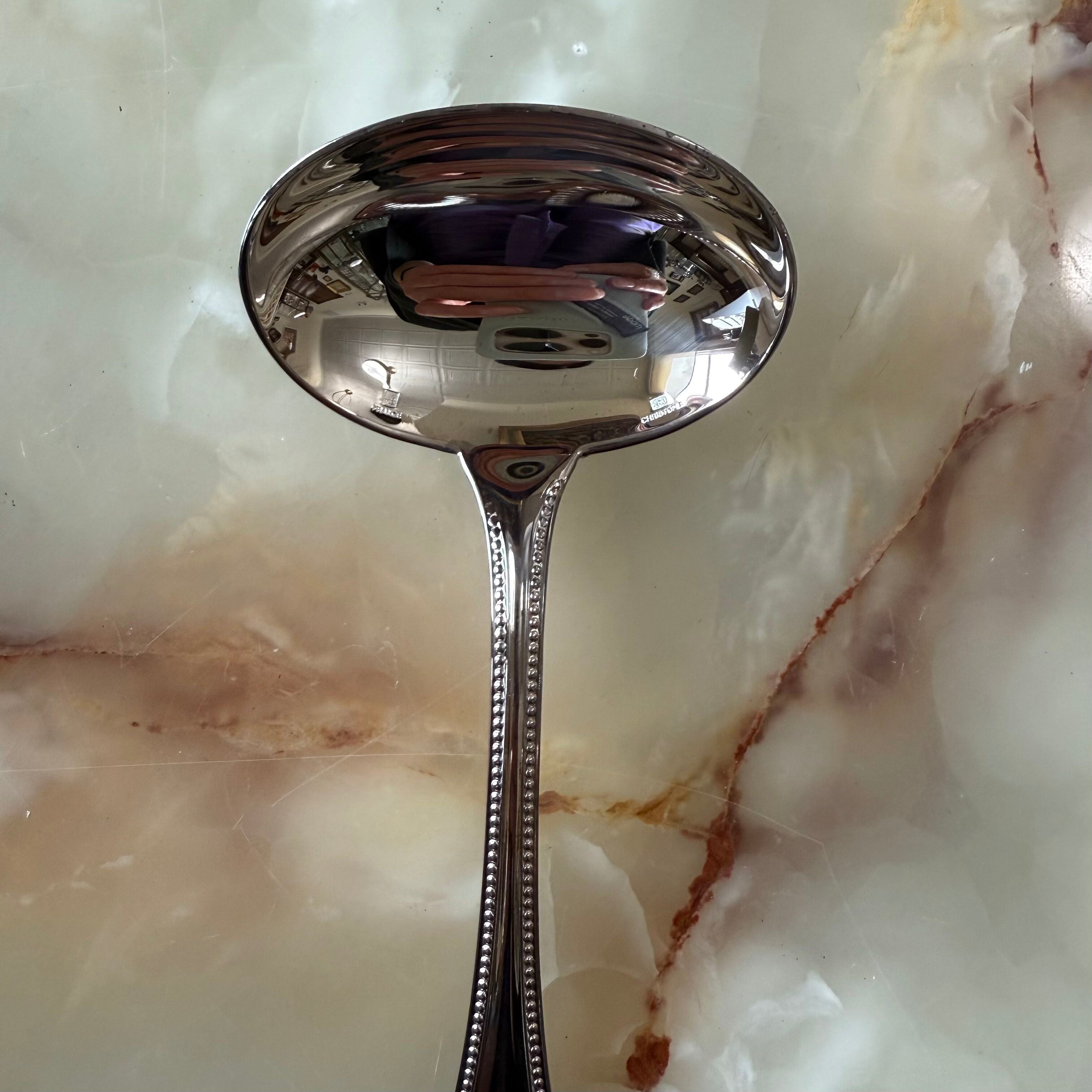 Christofle Perles Silver Plated Gravy Ladle 0010040