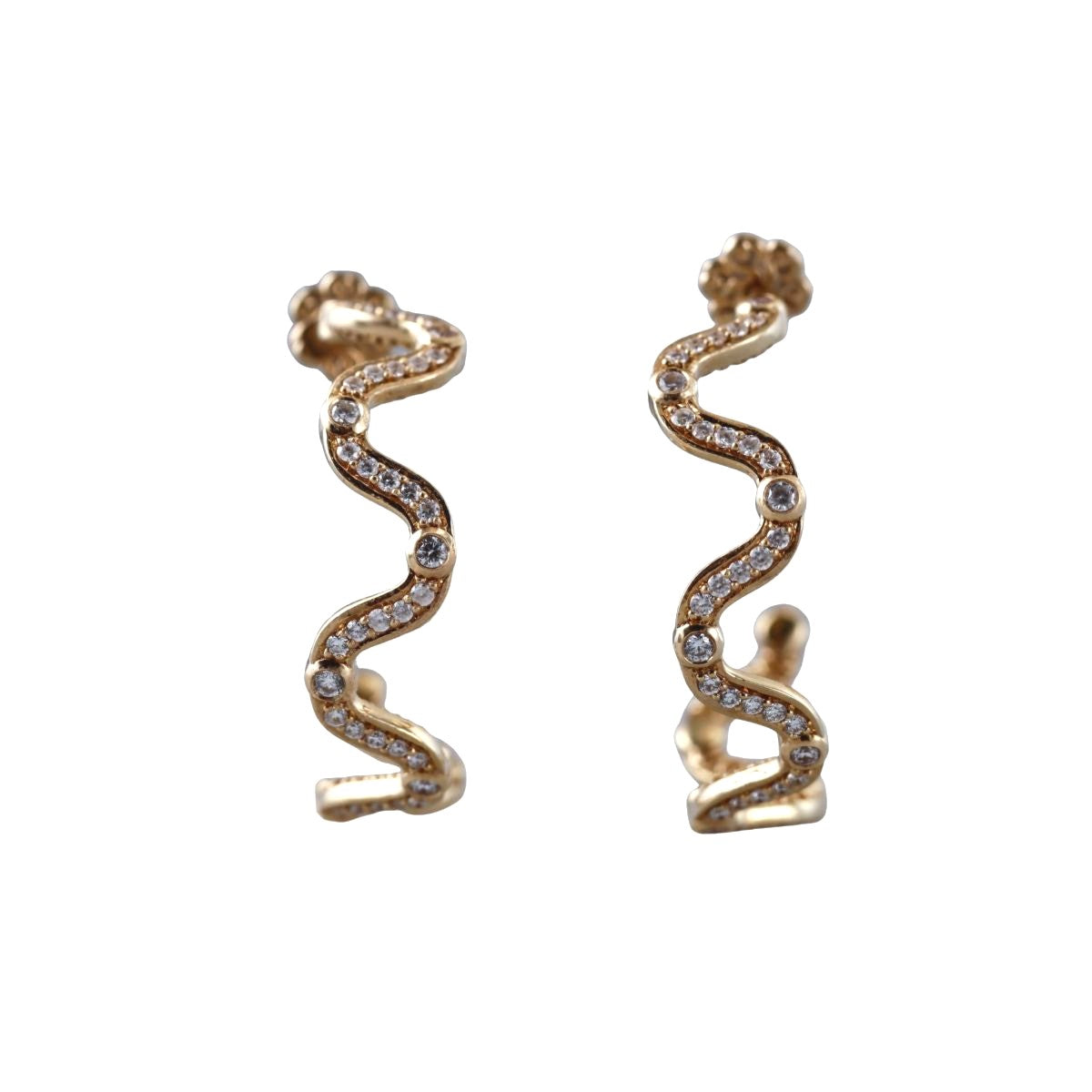 Marli 18k Yellow Gold Diamond Earrings
