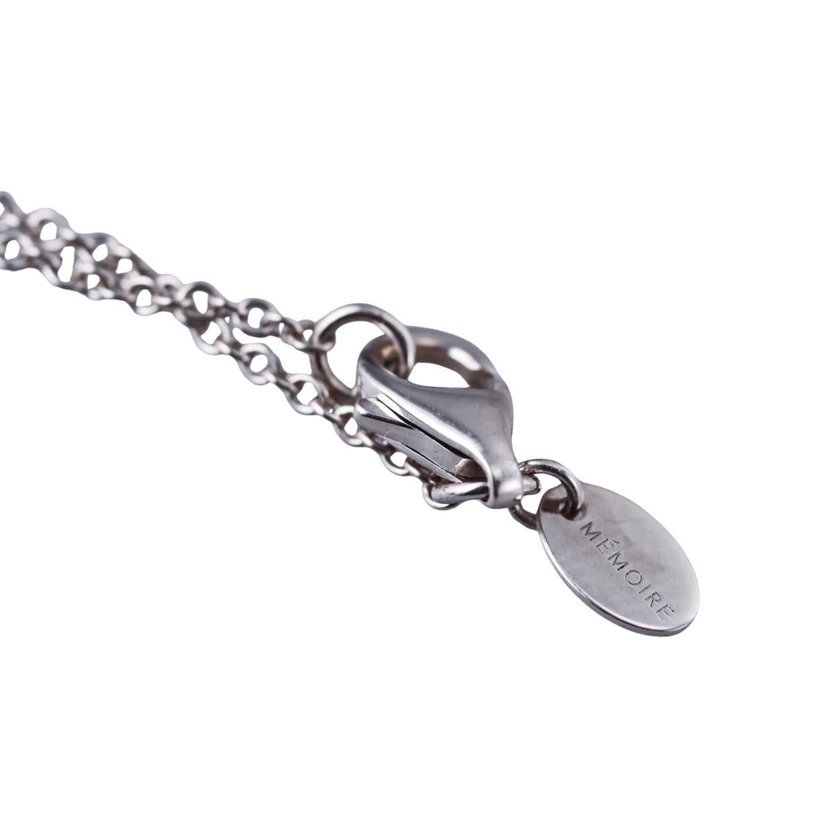 Memoire Essentials 18k Gold Diamond Bar Necklace
