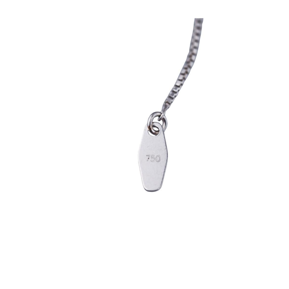 Memoire Bouquets 18k Gold Diamond Pendant Necklace