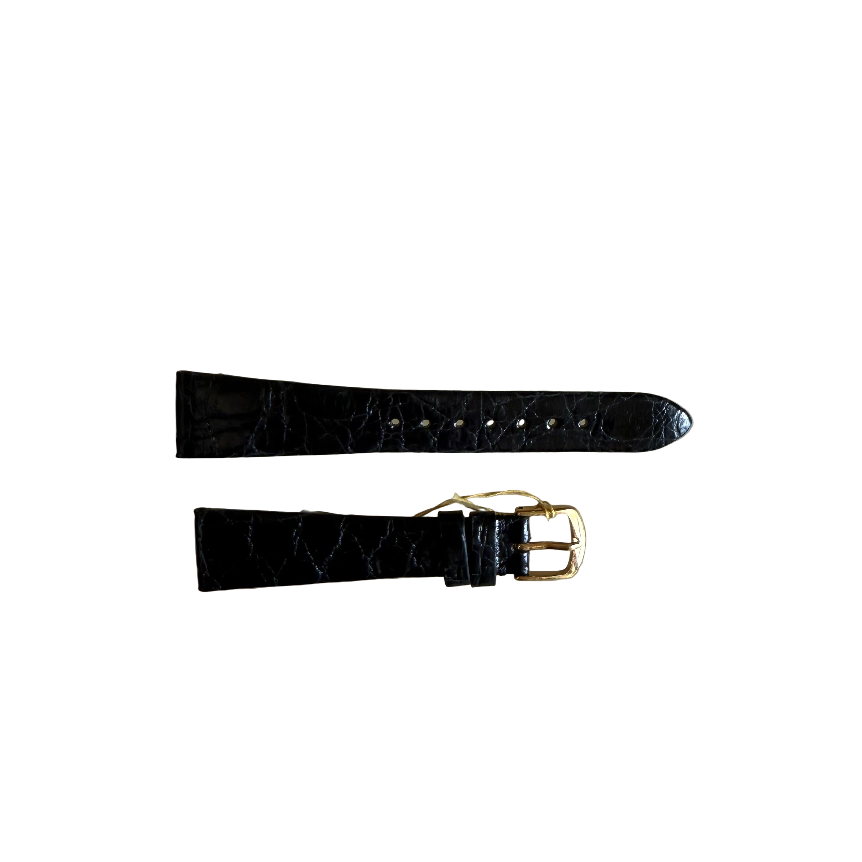 Genuine Alligator Watch Strap Band 19mm with Buckle