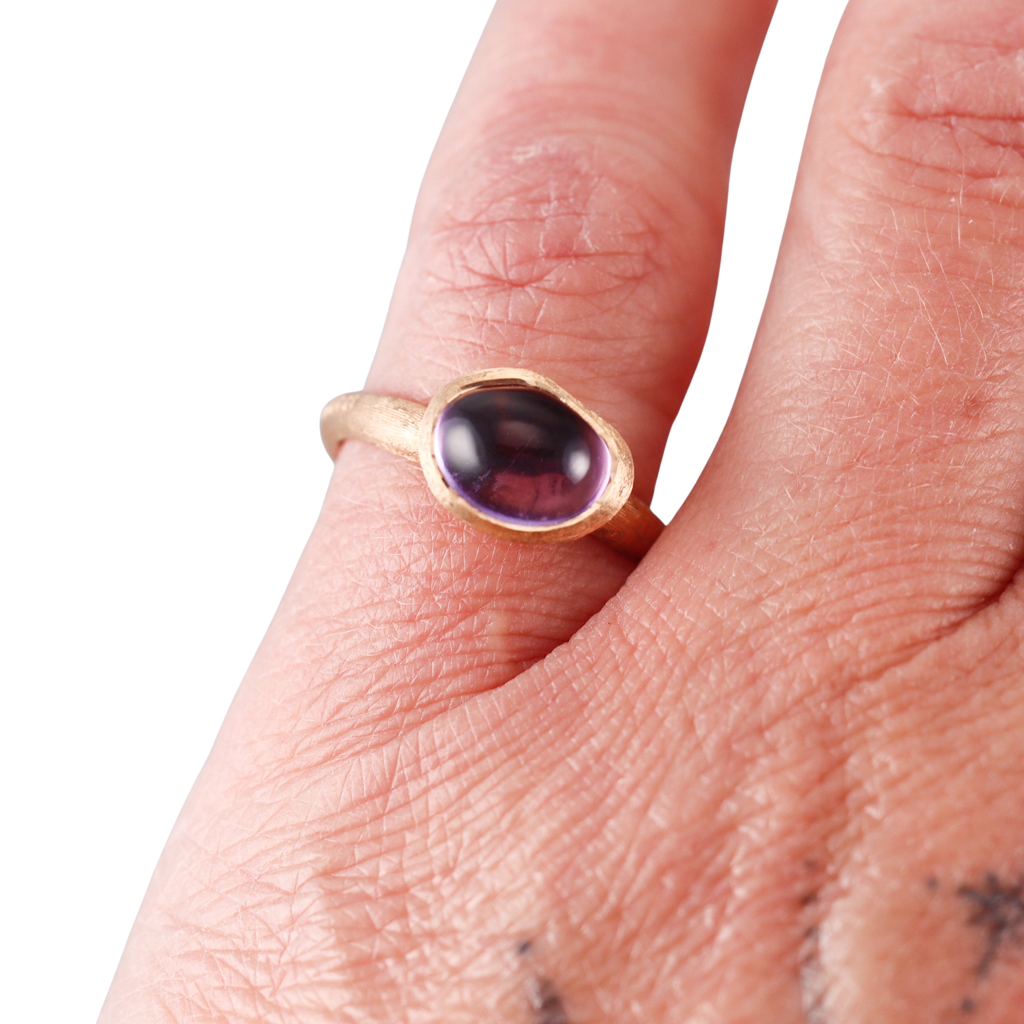 Marco Bicego Confetti 18K Gold Purple Amethyst  Ring