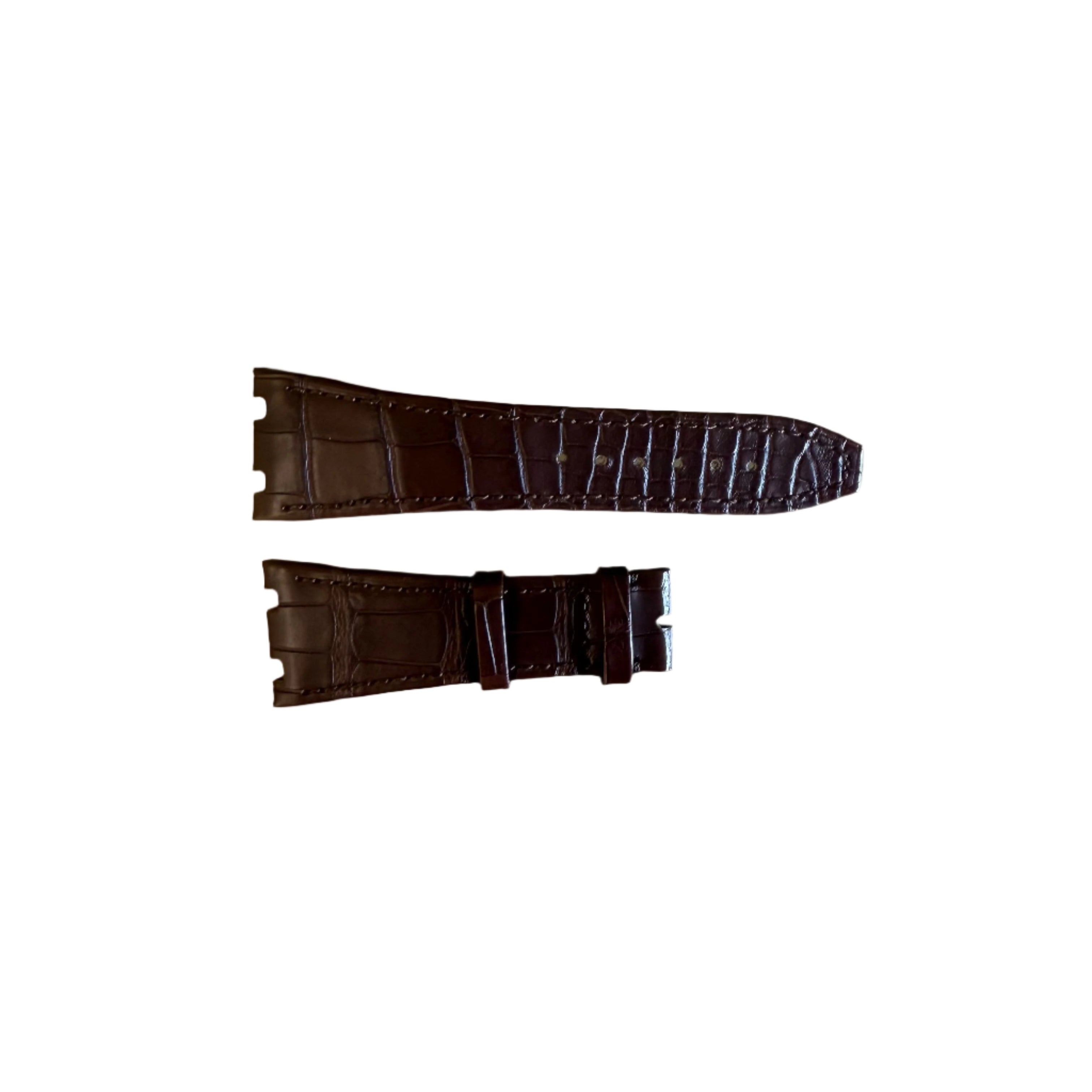 Authentic Audemars Piguet  Royal Oak Brown Alligator Watch Strap Band 22mm