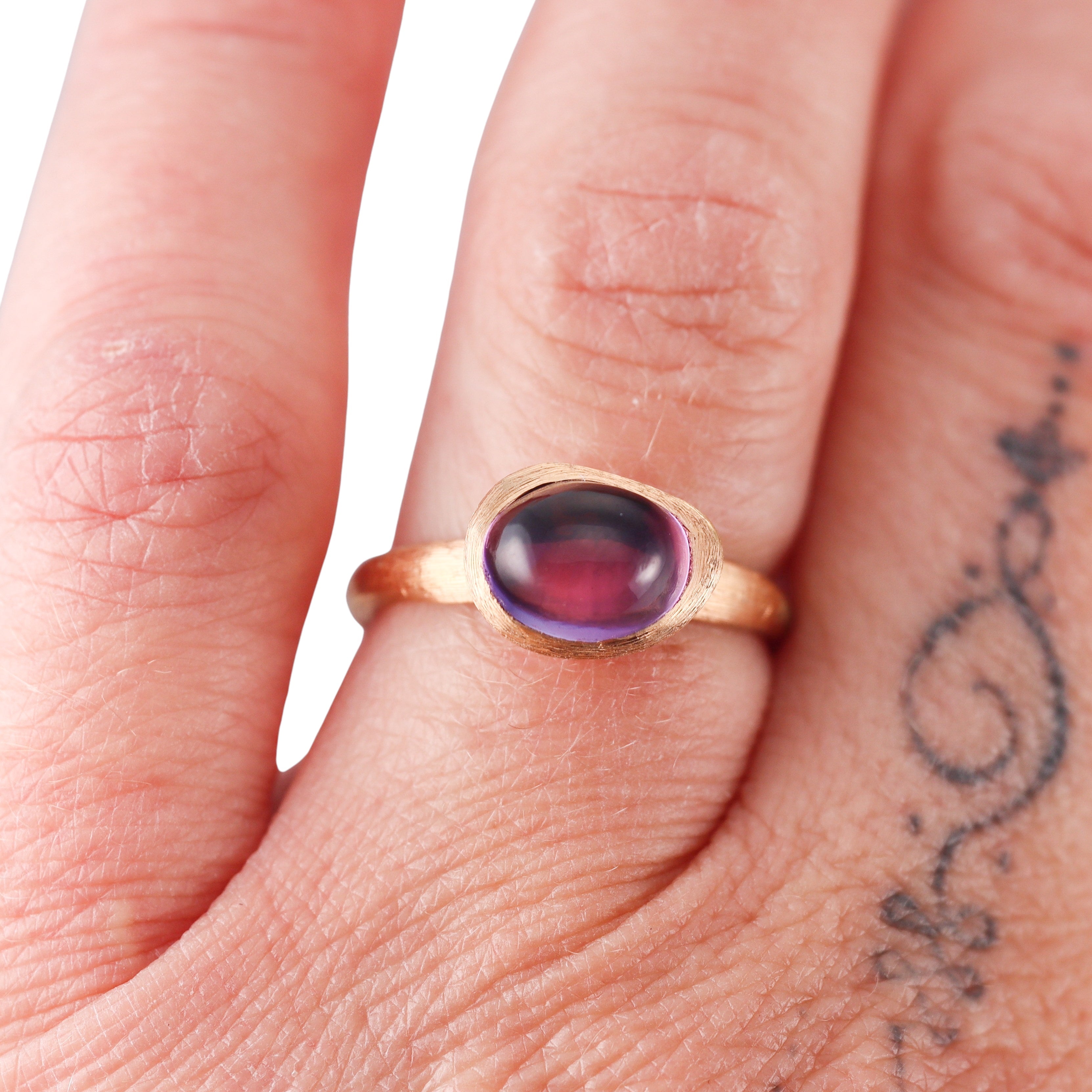 Marco Bicego Confetti 18K Rose Gold Amethyst  Ring