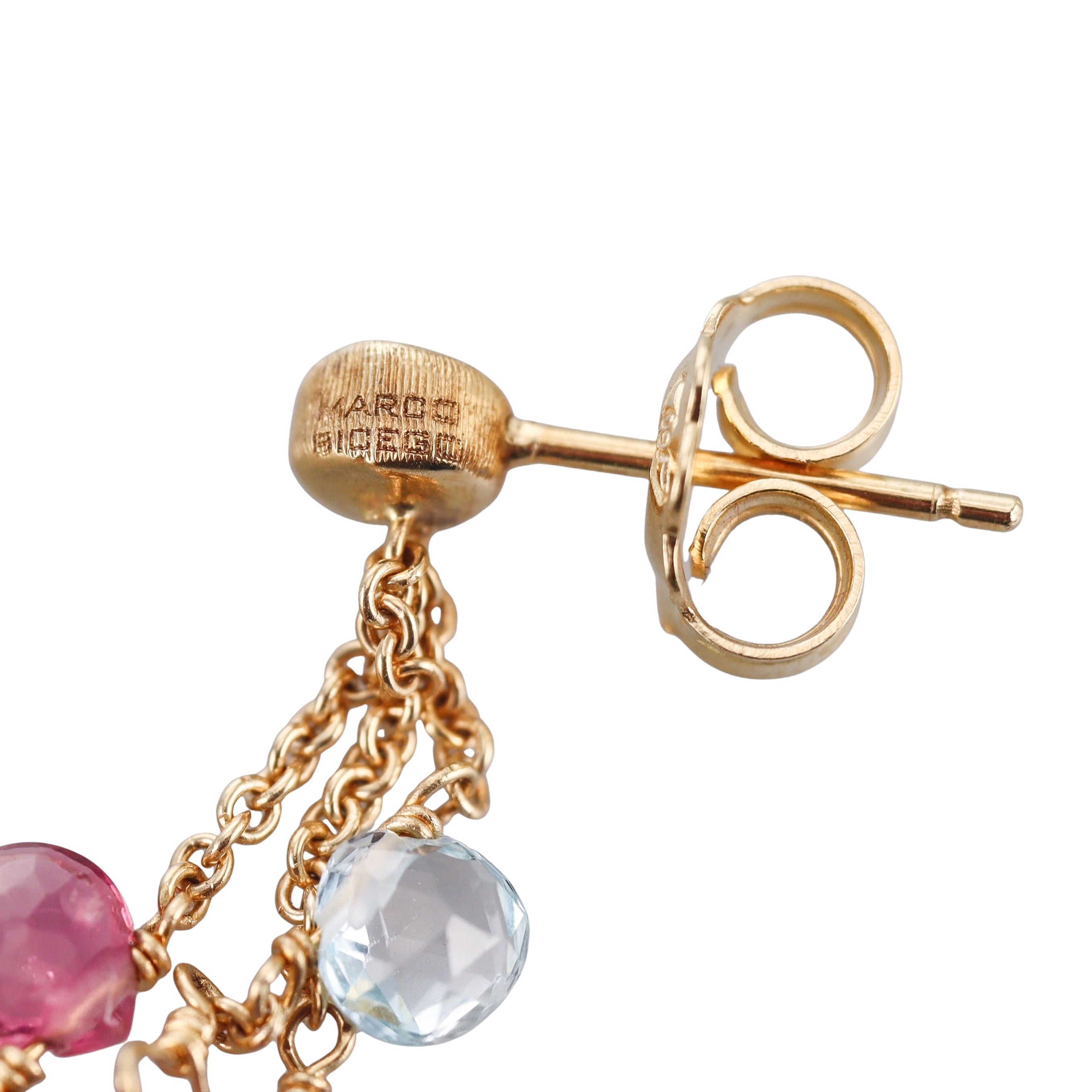 Marco Bicego Paradise 18K Multicolor Tourmaline Earrings