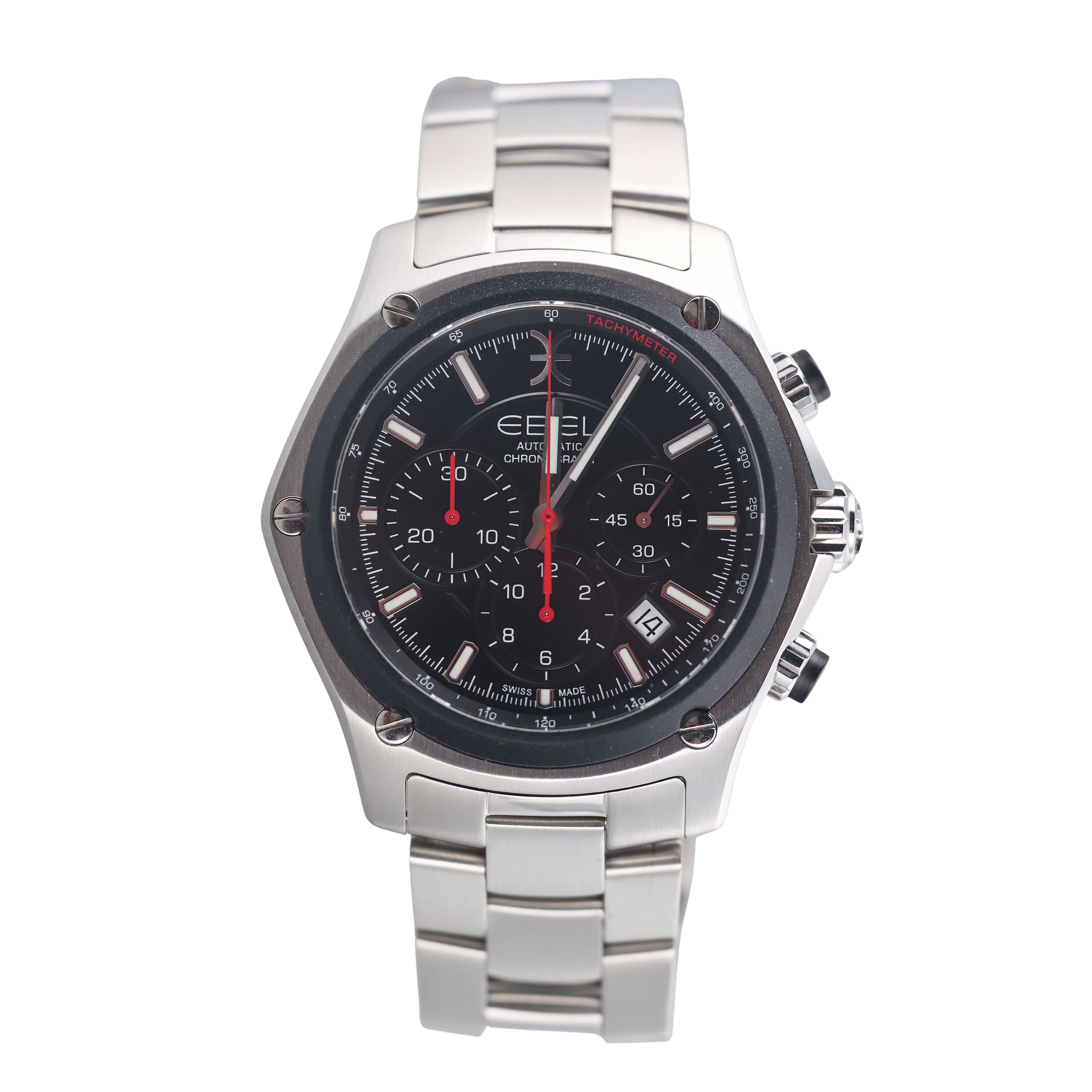 Ebel Discovery Men's Chronograph Steel Watch 1216460