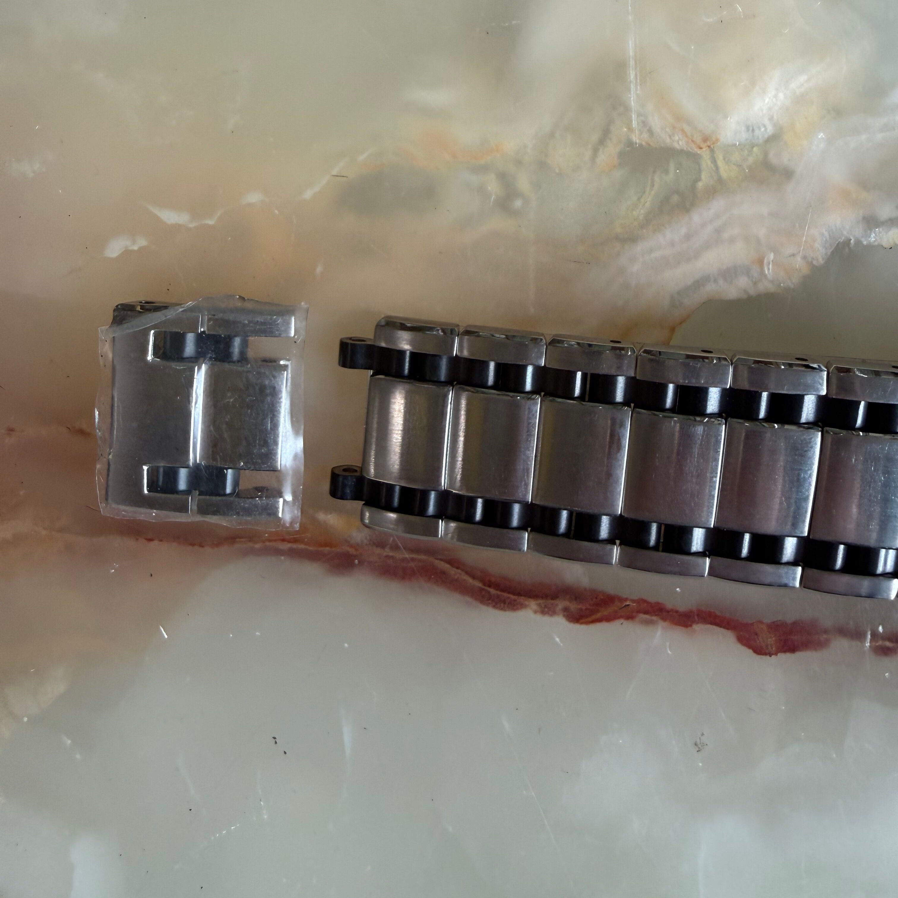 Authentic Tissot Stainless Steel Watch Bracelet 19mm T605.T472110