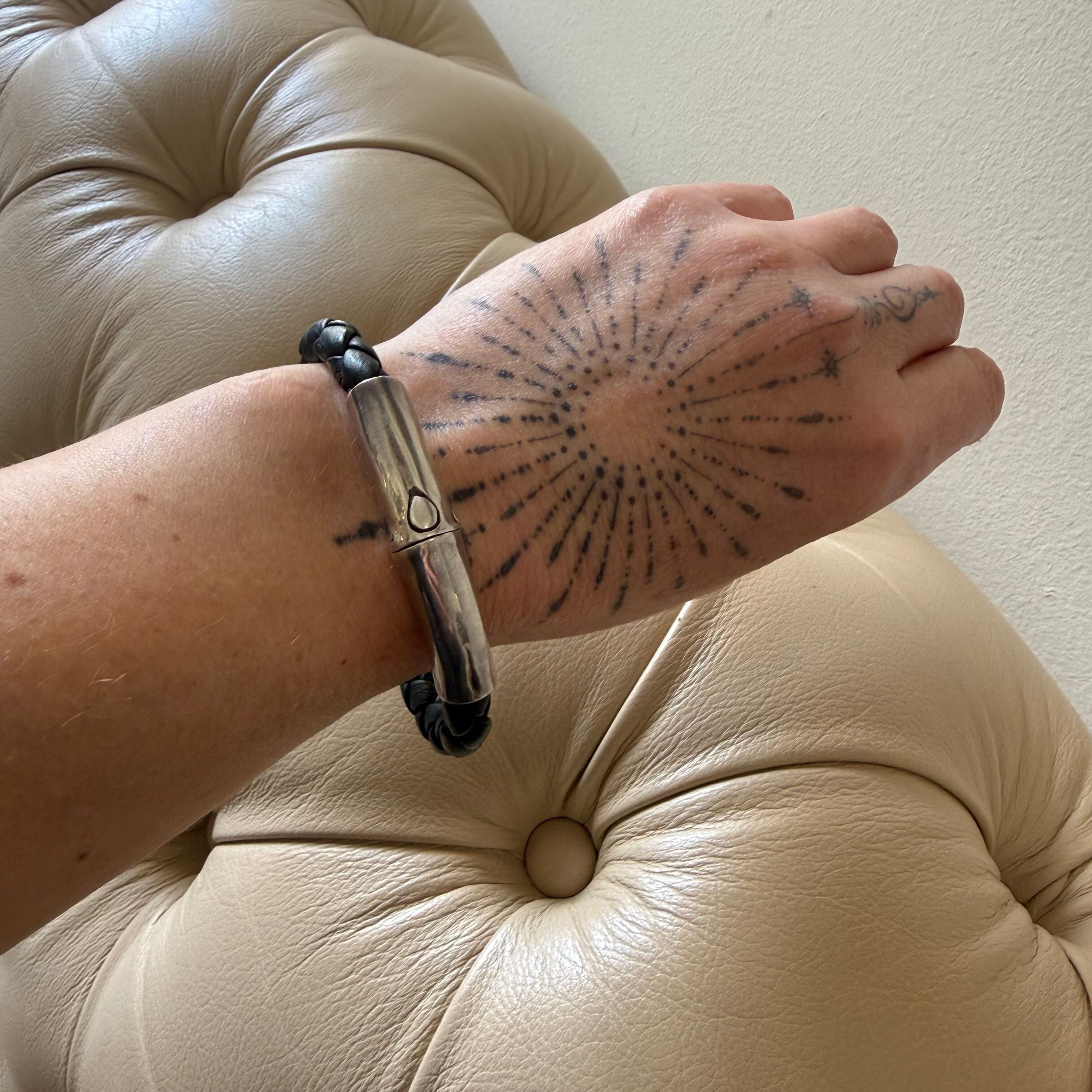 John Hardy Bamboo Sterling Silver Leather Bracelet