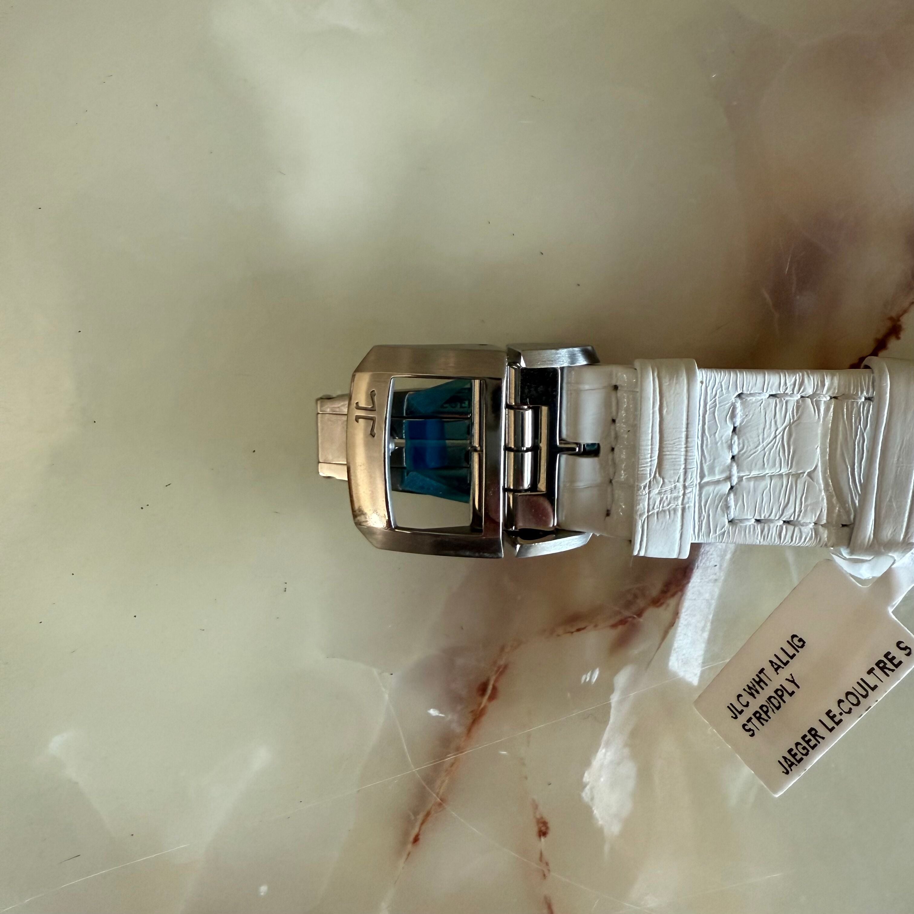 Authentic Jaeger LeCoultre Alligator Quick Release Watch Strap Band 18mm Deployant Clasp