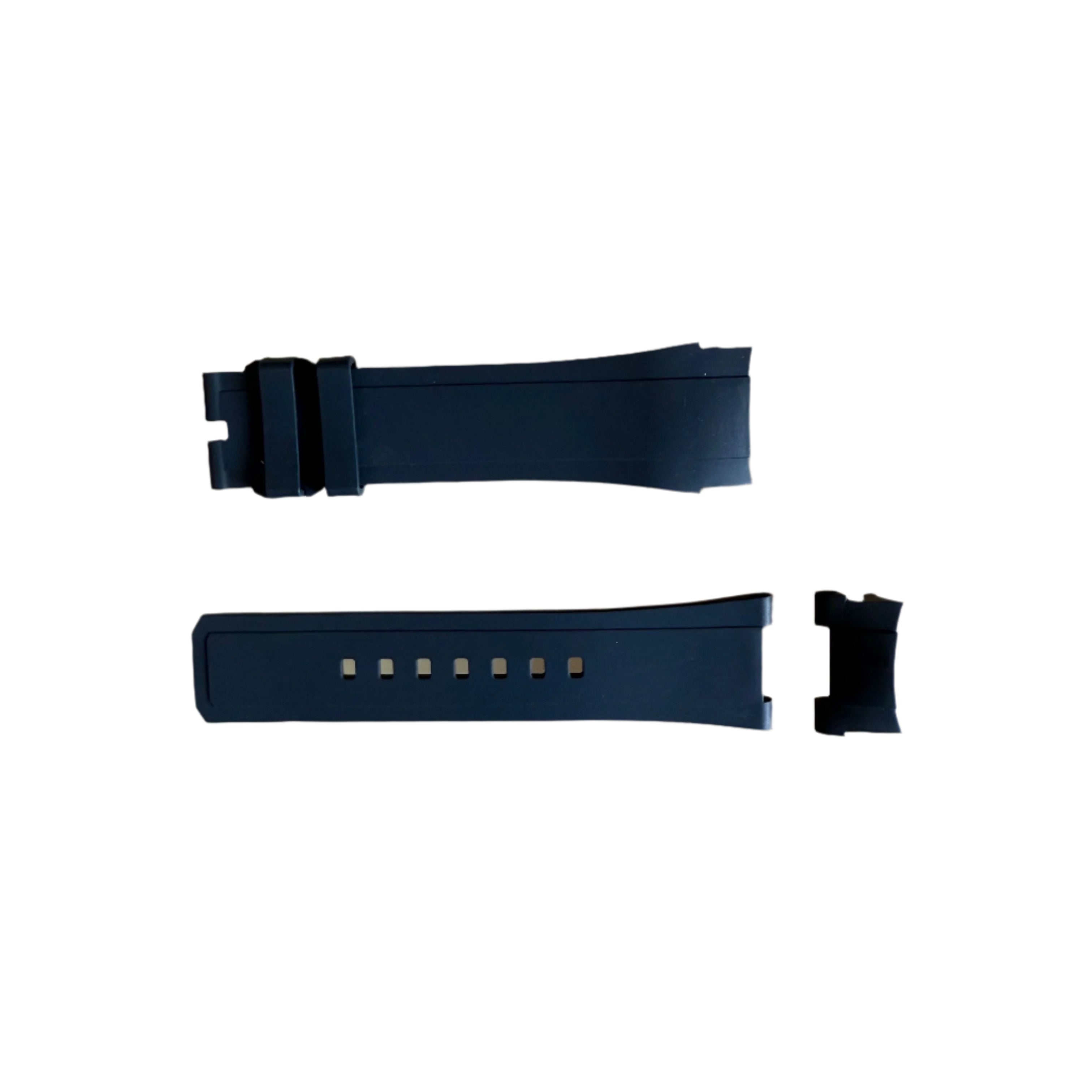 Authentic Ulysse Nardin Rubber Blue Watch Strap Band 22mm with Sizing Pieces