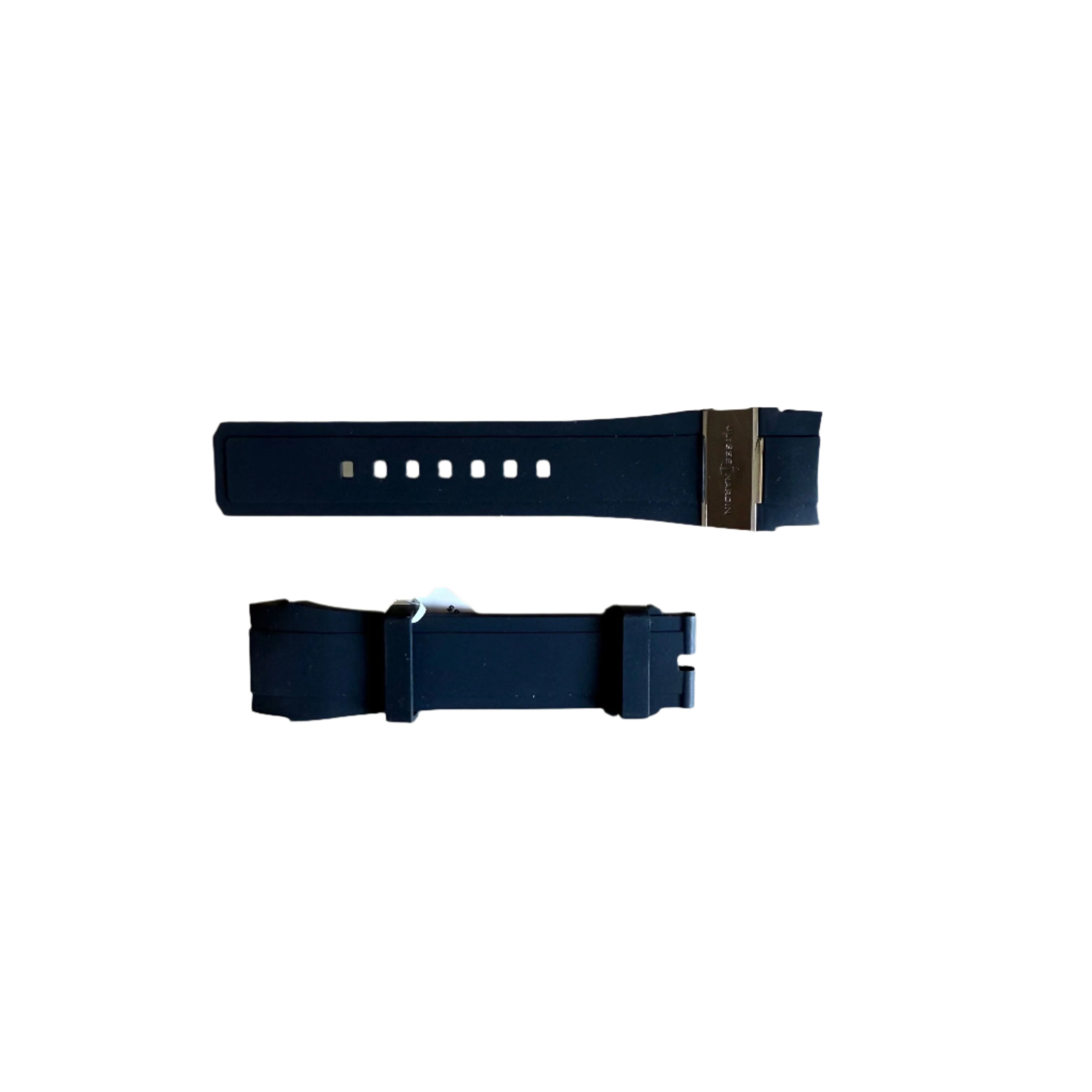 Authentic Ulysse Nardin Rubber Titanium Diver Blue Watch Strap Band 22mm