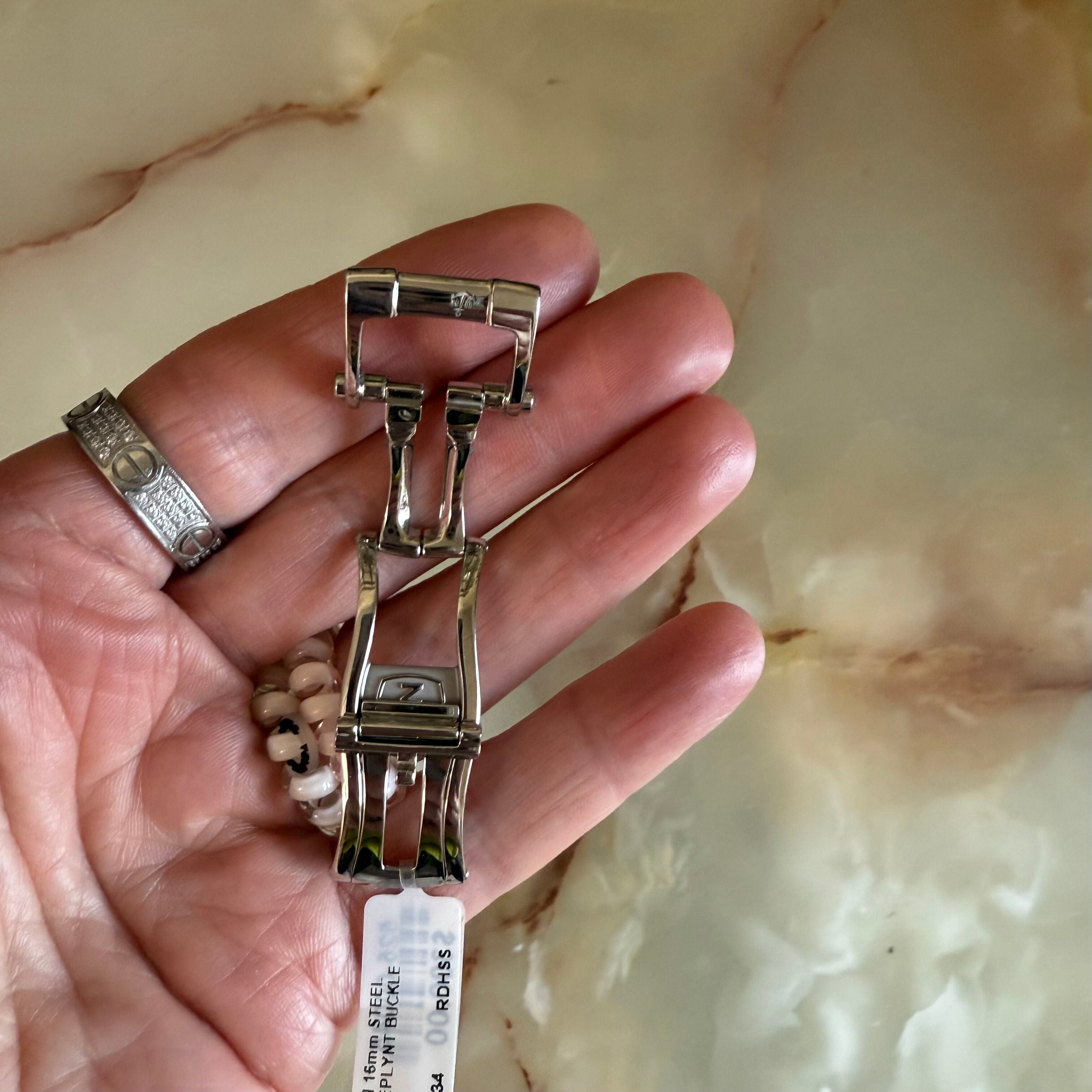 Authentic Ulysse Nardin Steel 16mm Deployant Buckle Clasp