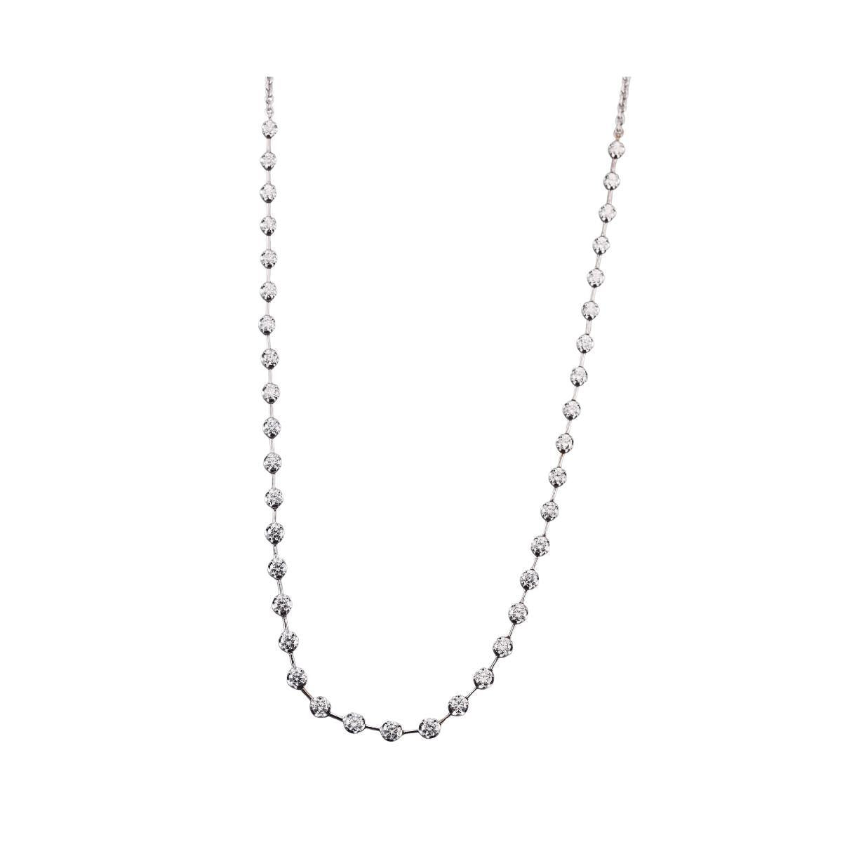 Memoire 18k Gold Diamond Necklace