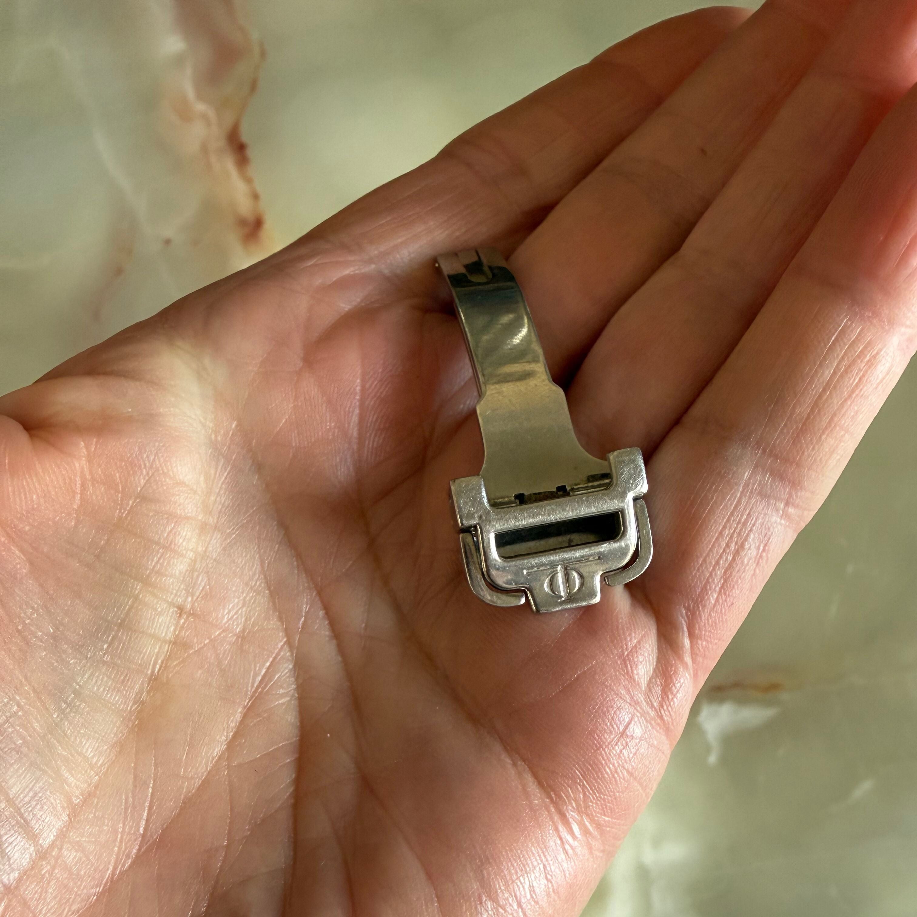 Authentic Baume & Mercier Stainless Steel 15mm Clasp Buckle