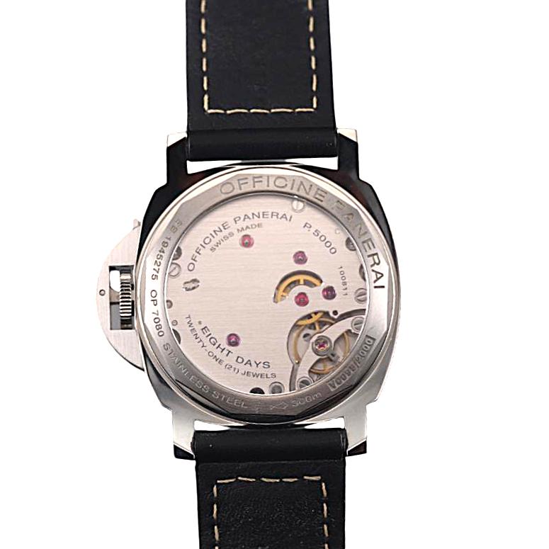 Panerai Luminor 8 Giorni 8 Day 44mm Steel Watch PAM00915