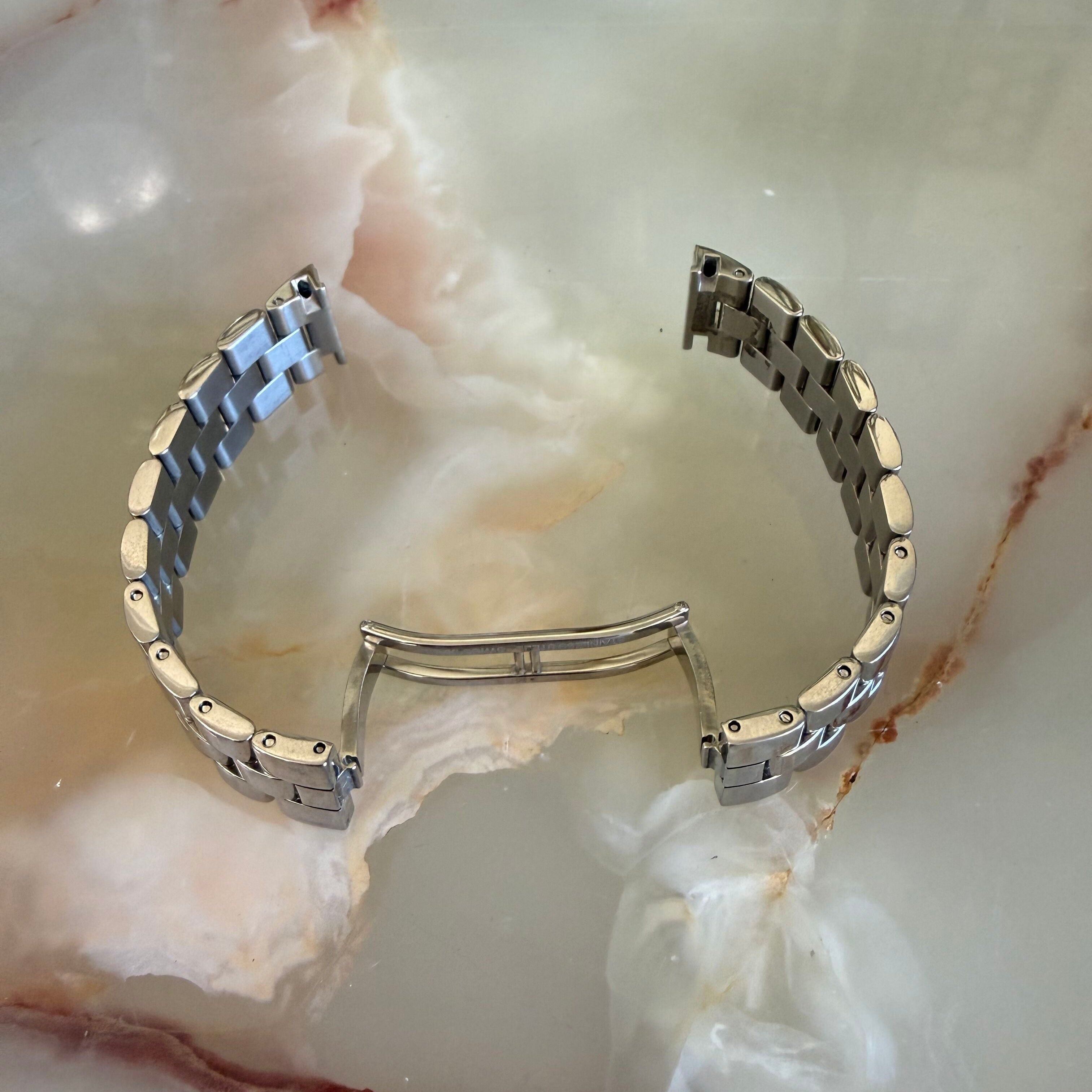Authentic Baume & Mercier Stainless Steel 15mm Watch Bracelet BNM0700015