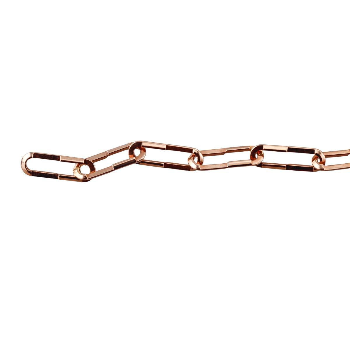 Gucci Link To Love 18K Gold Chain Bracelet Size 20