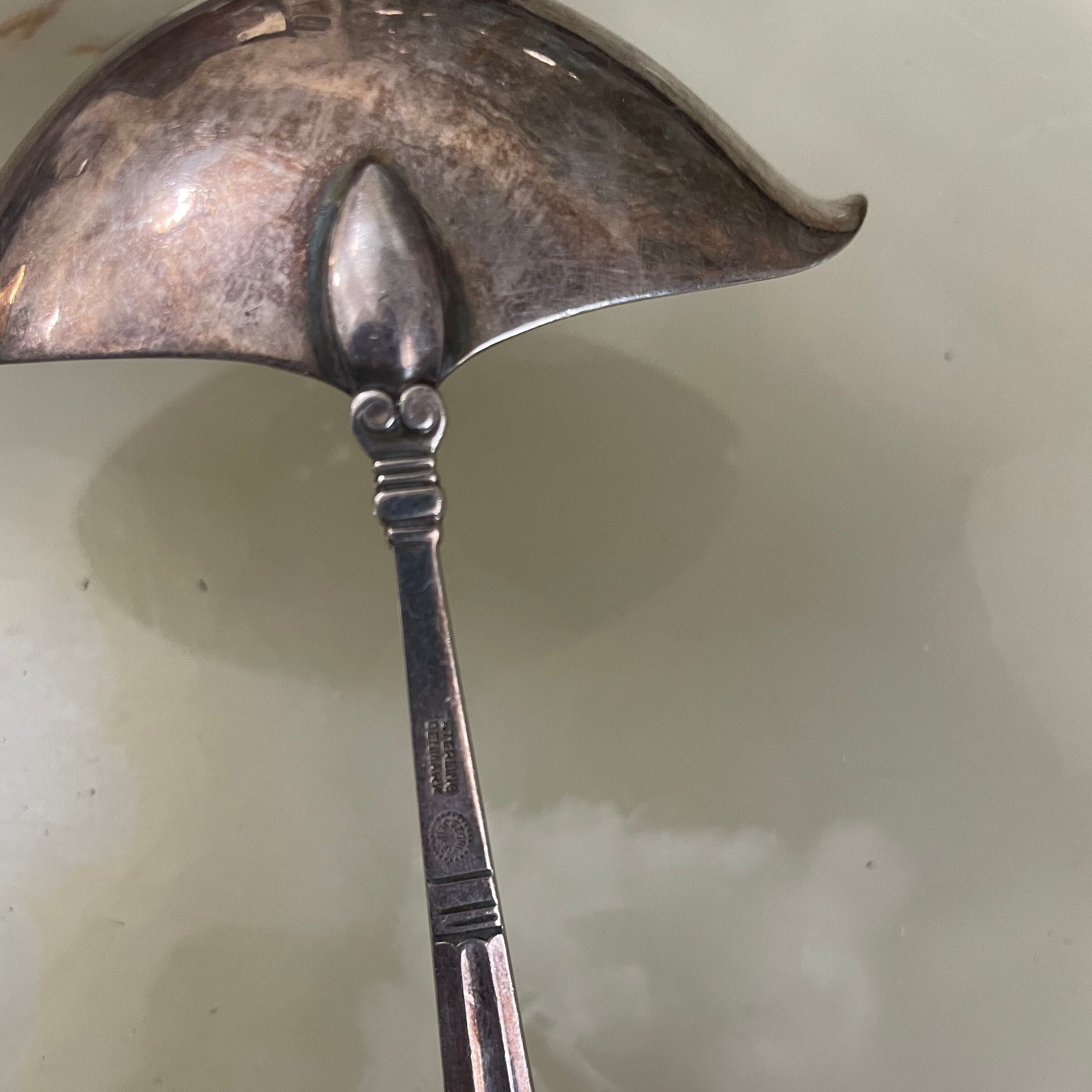 Georg Jensen Acorn Sterling Ladle 8"