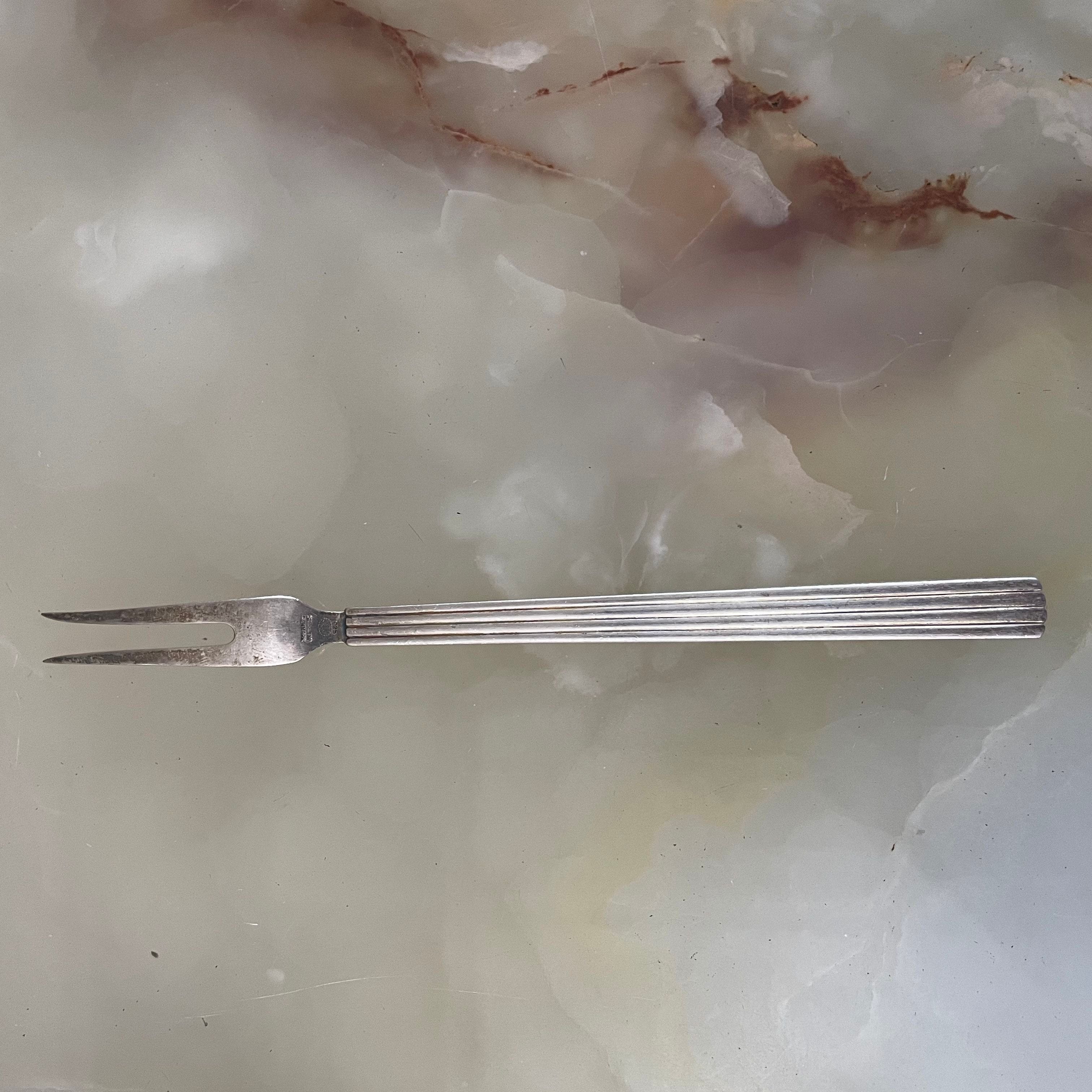 Georg Jensen Bernadotte Sterling Silver Cold Meat Fork