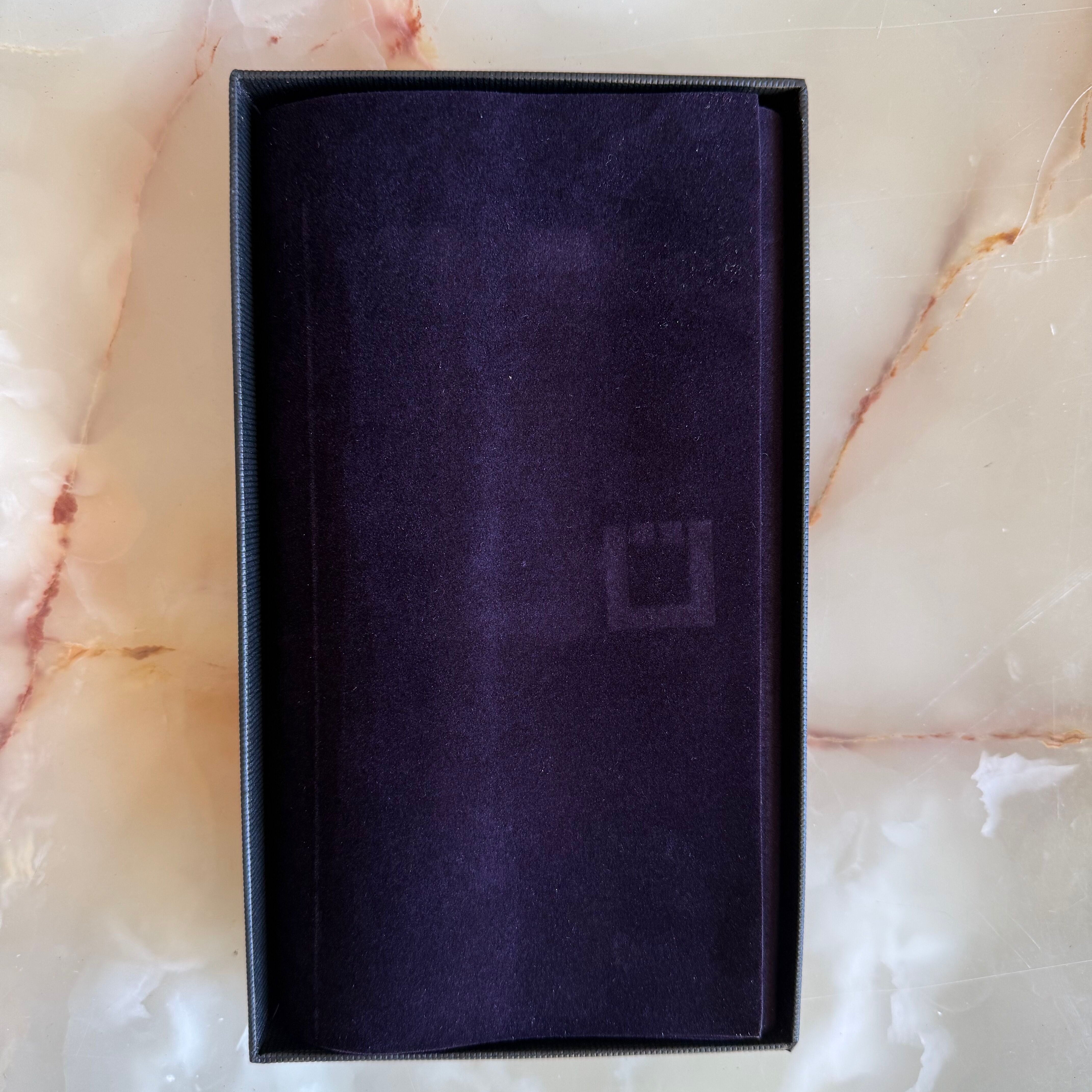 S.T. Dupont Black Leather Agenda Pocket Organizer