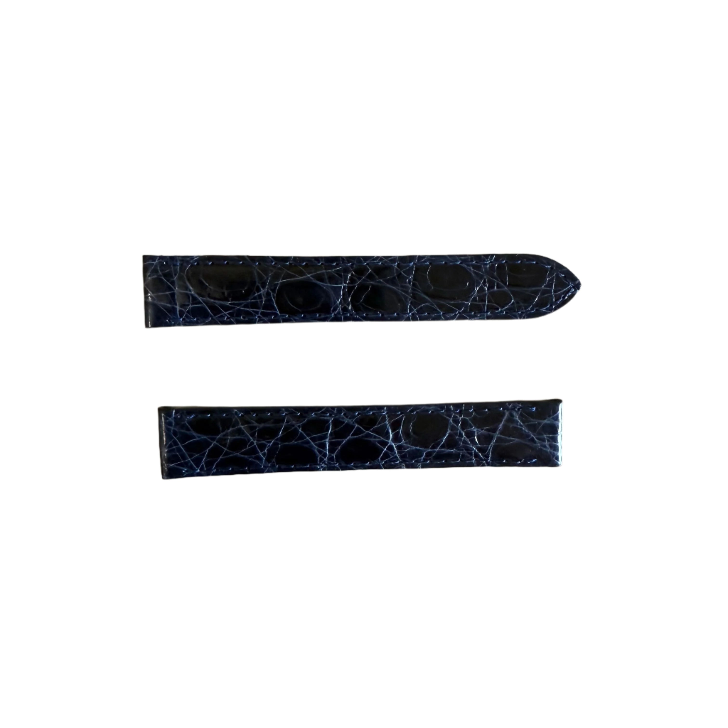 Authentic Cartier Blue Alligator Watch Strap Band 15mm KD53DF71