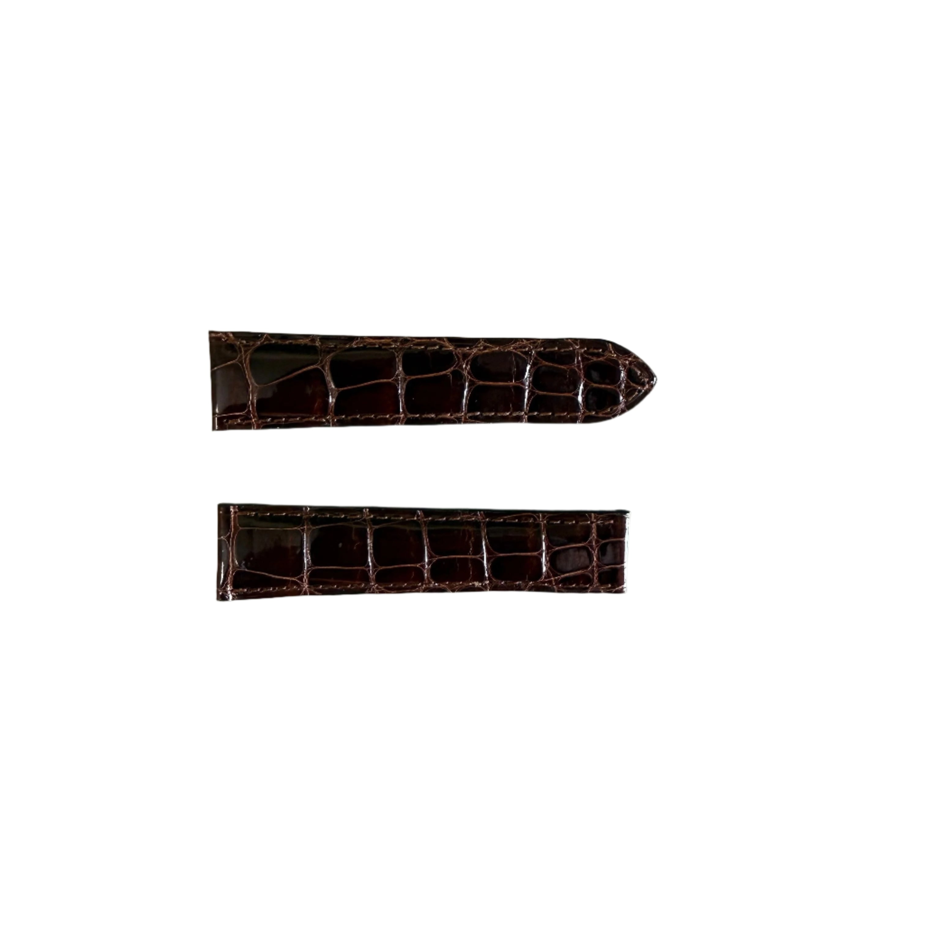 Authentic Cartier Brown Alligator Watch Strap Band 20mm KD18DR94