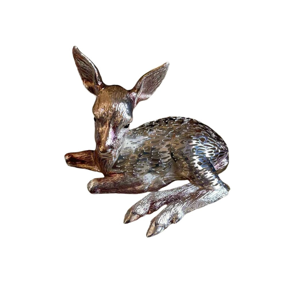 Christofle Silver Plated Bambi Figure.