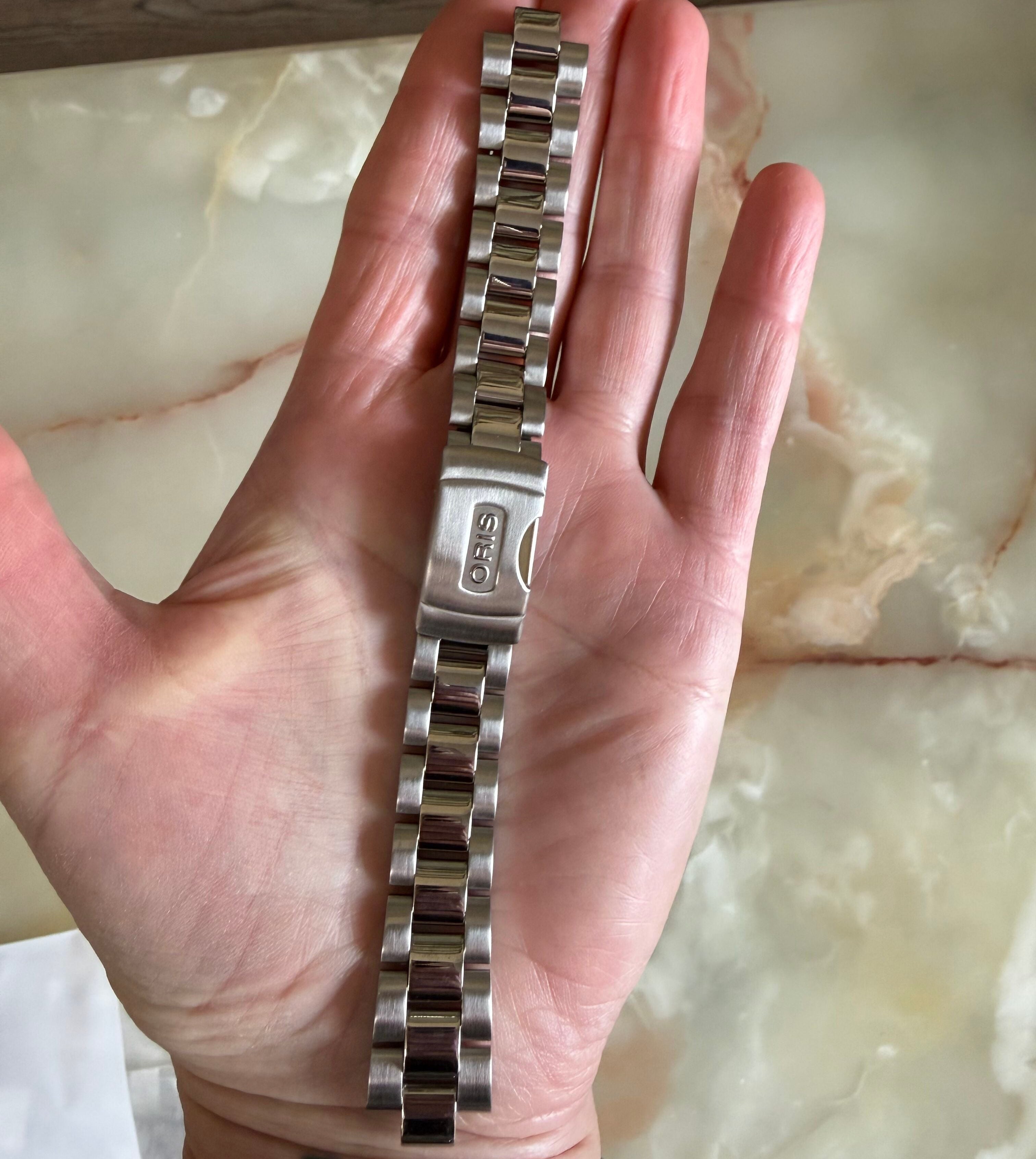 Authentic Oris Steel Watch Bracelet 16.5mm ORILK015