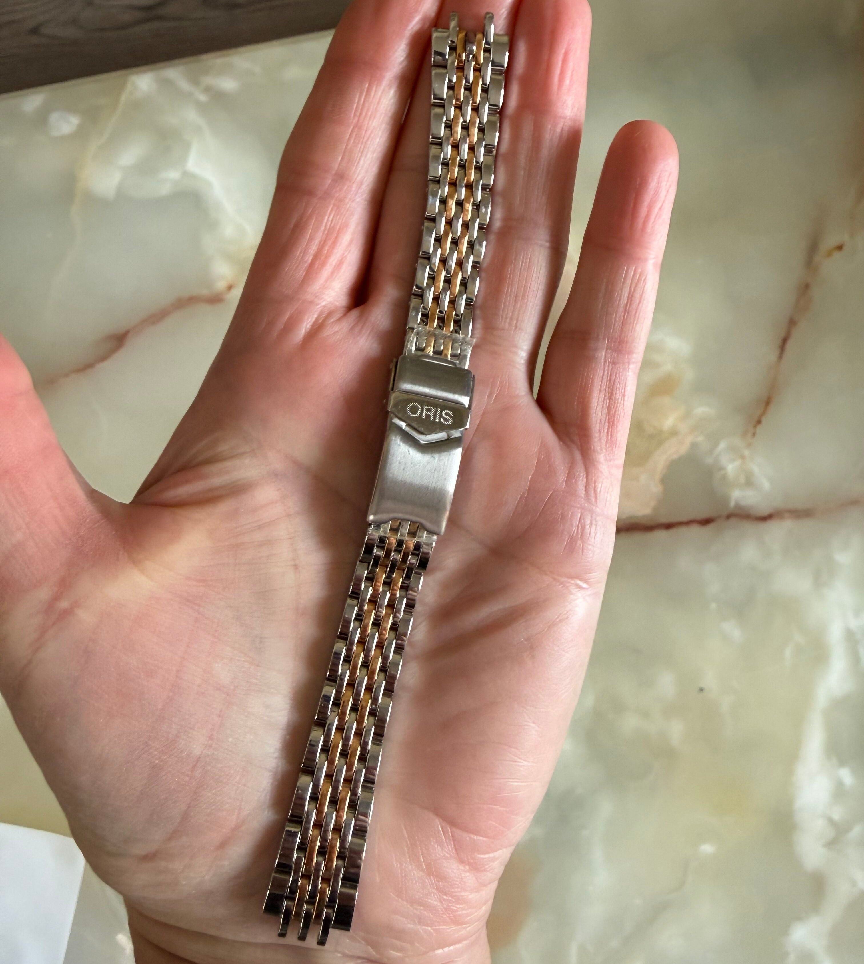 Authentic Oris Steel Two Tone Watch Bracelet 14mm ORI0700105