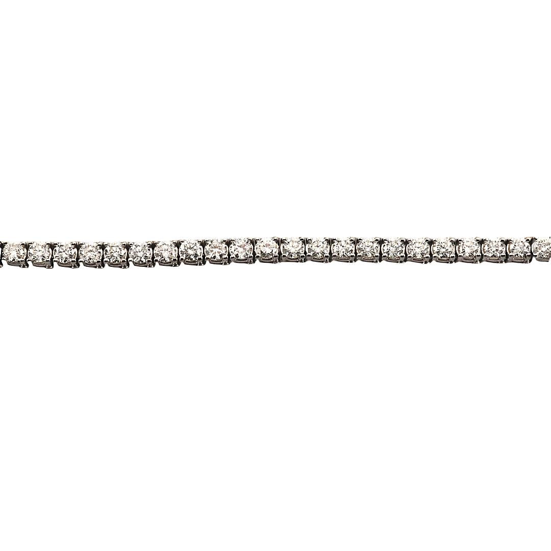 14k Gold 9ctw Diamond Tennis Bracelet
