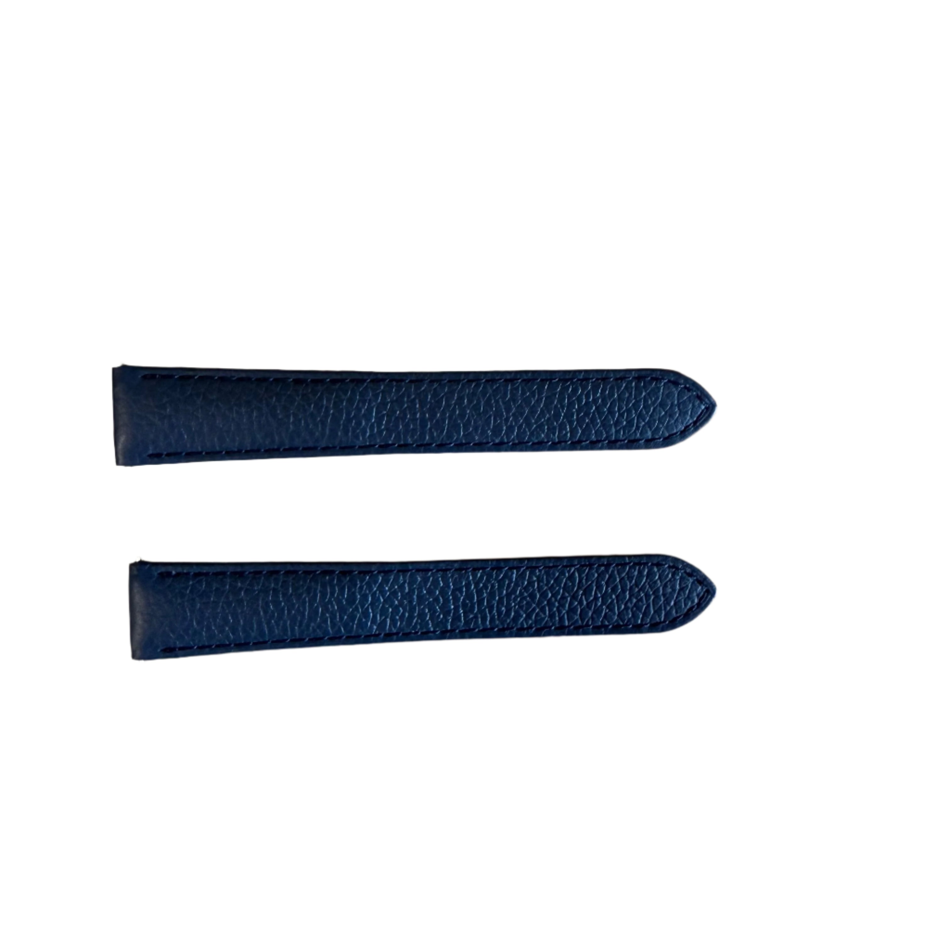Authentic Cartier Blue Leather Watch Strap Band 16mm KD6WX348