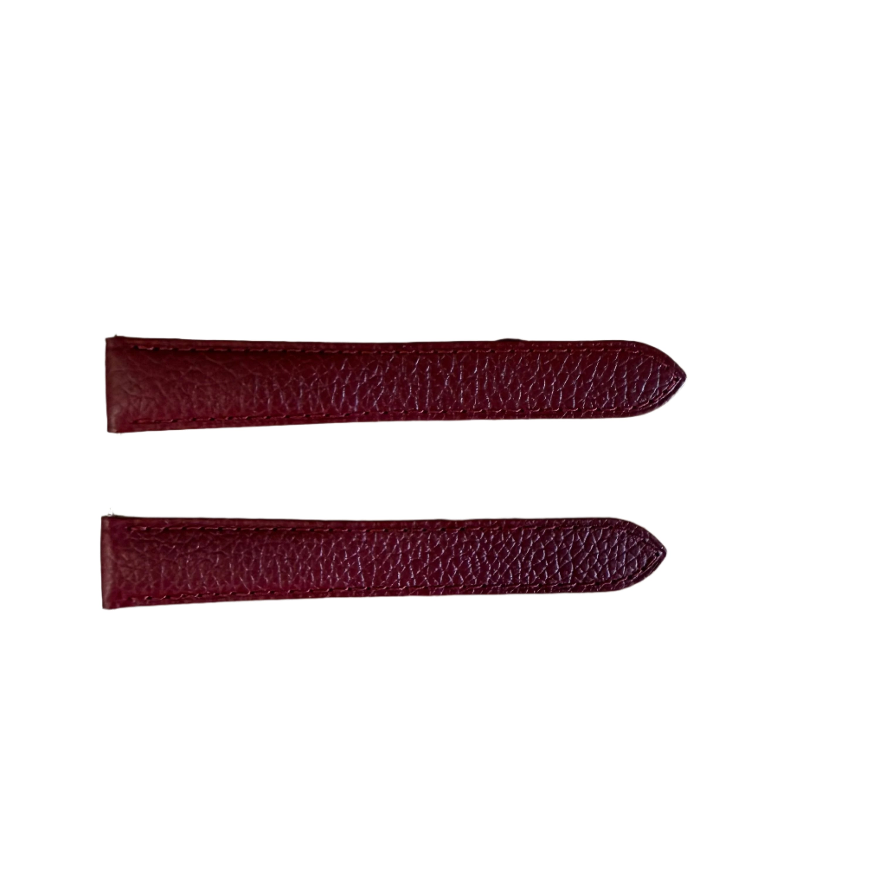 Authentic Cartier Red Leather Watch Strap Band 16mm KD6WXAFM