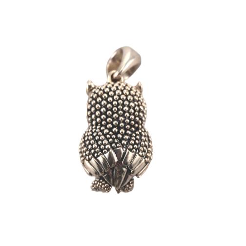 Lagos Sterling Silver Owl Pendant