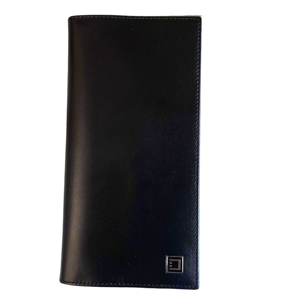 S.T. Dupont Black Leather Organizer Agenda Check Holder