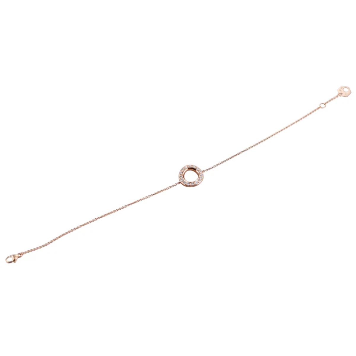 Idole De Christofle 18k Gold Diamond Chain Bracelet 6803122