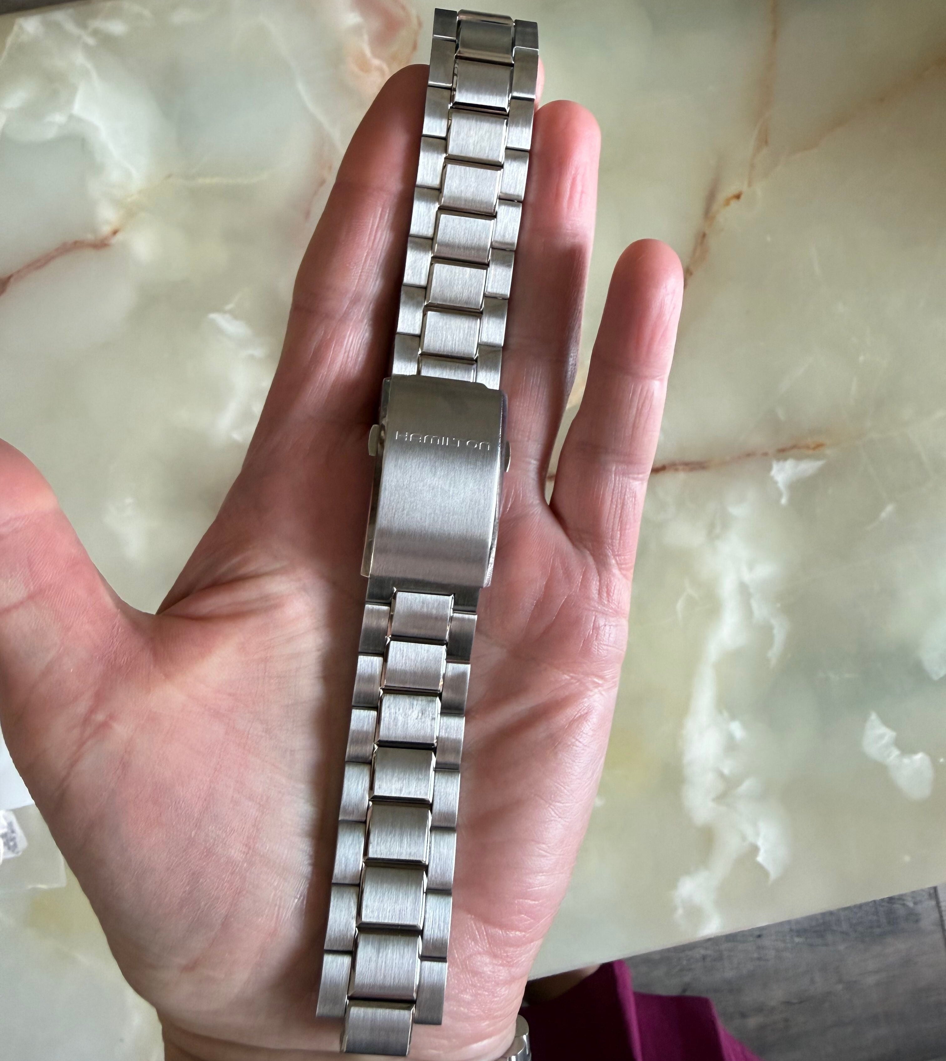Authentic Hamilton Stainless Steel 20mm Watch Bracelet H605.645.100