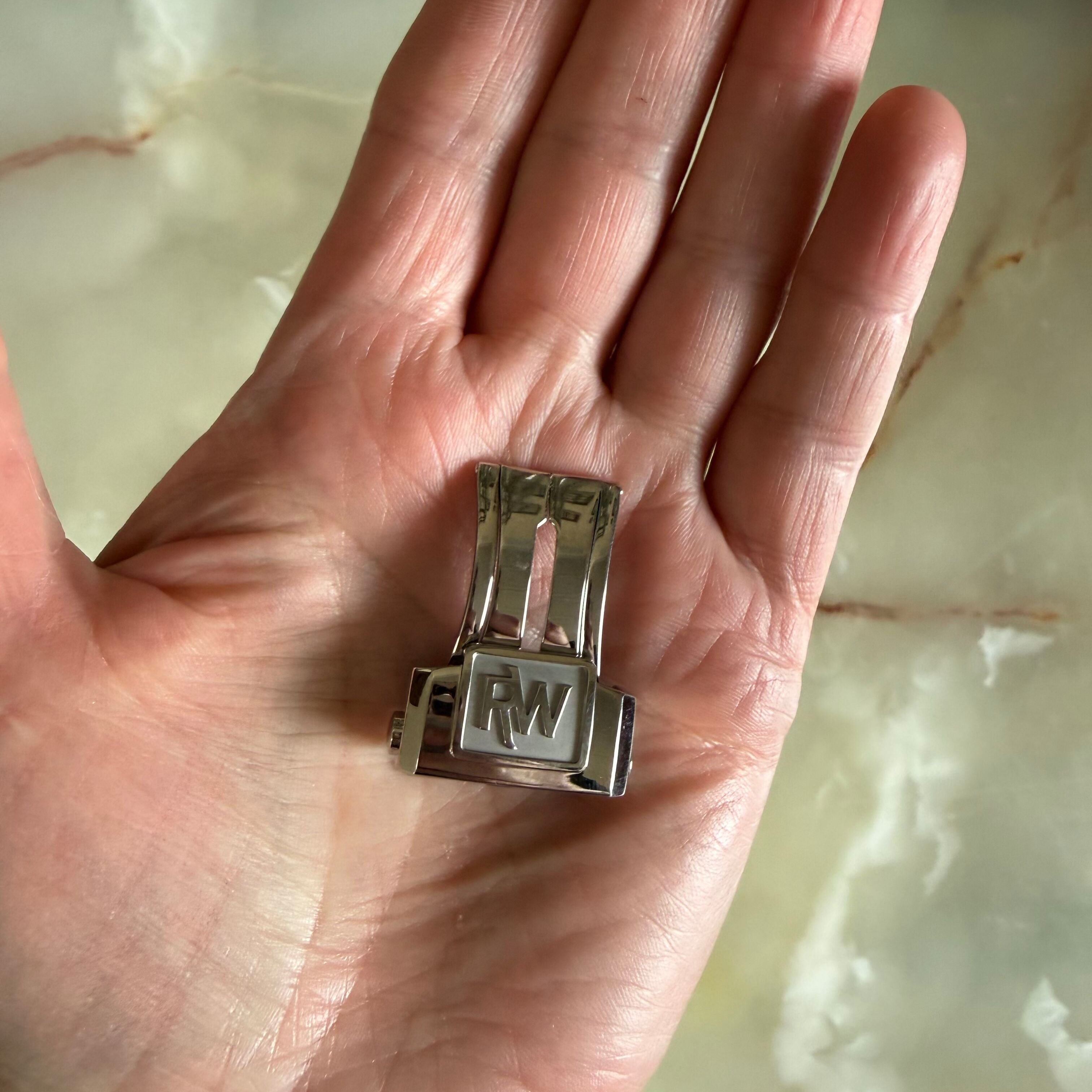 Authentic Raymond Weil Steel Deployant Buckle 22mm