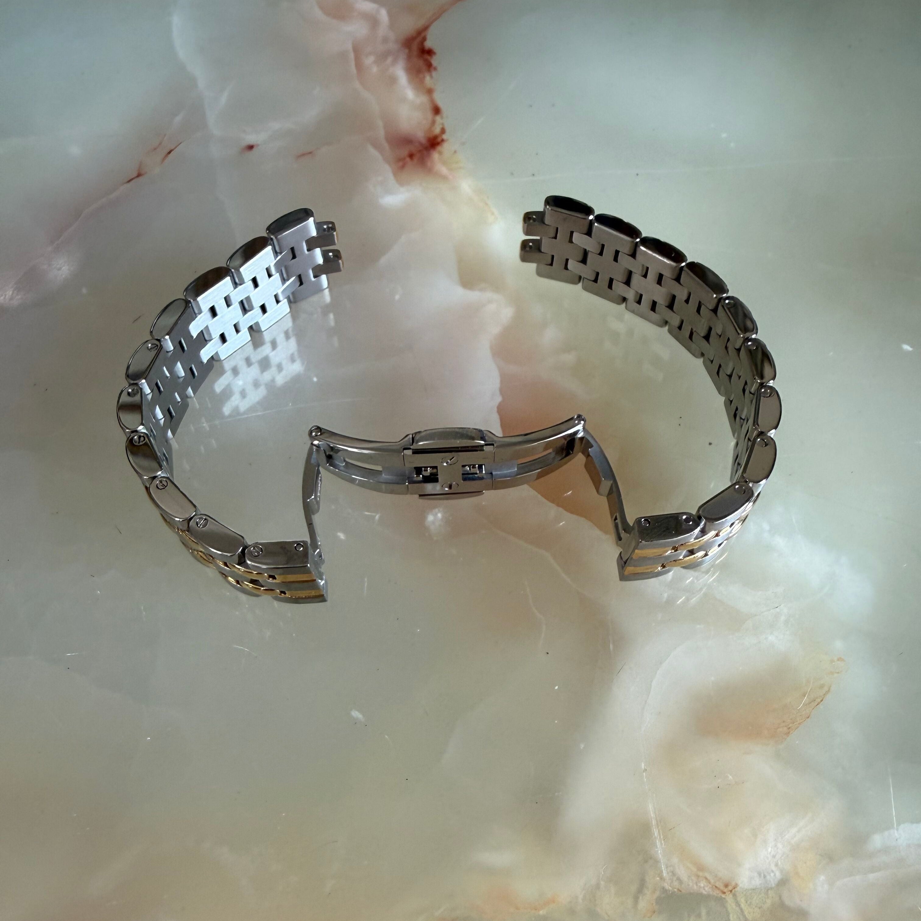 Authentic Raymond Weil Two Tone Steel Watch Bracelet 14mm