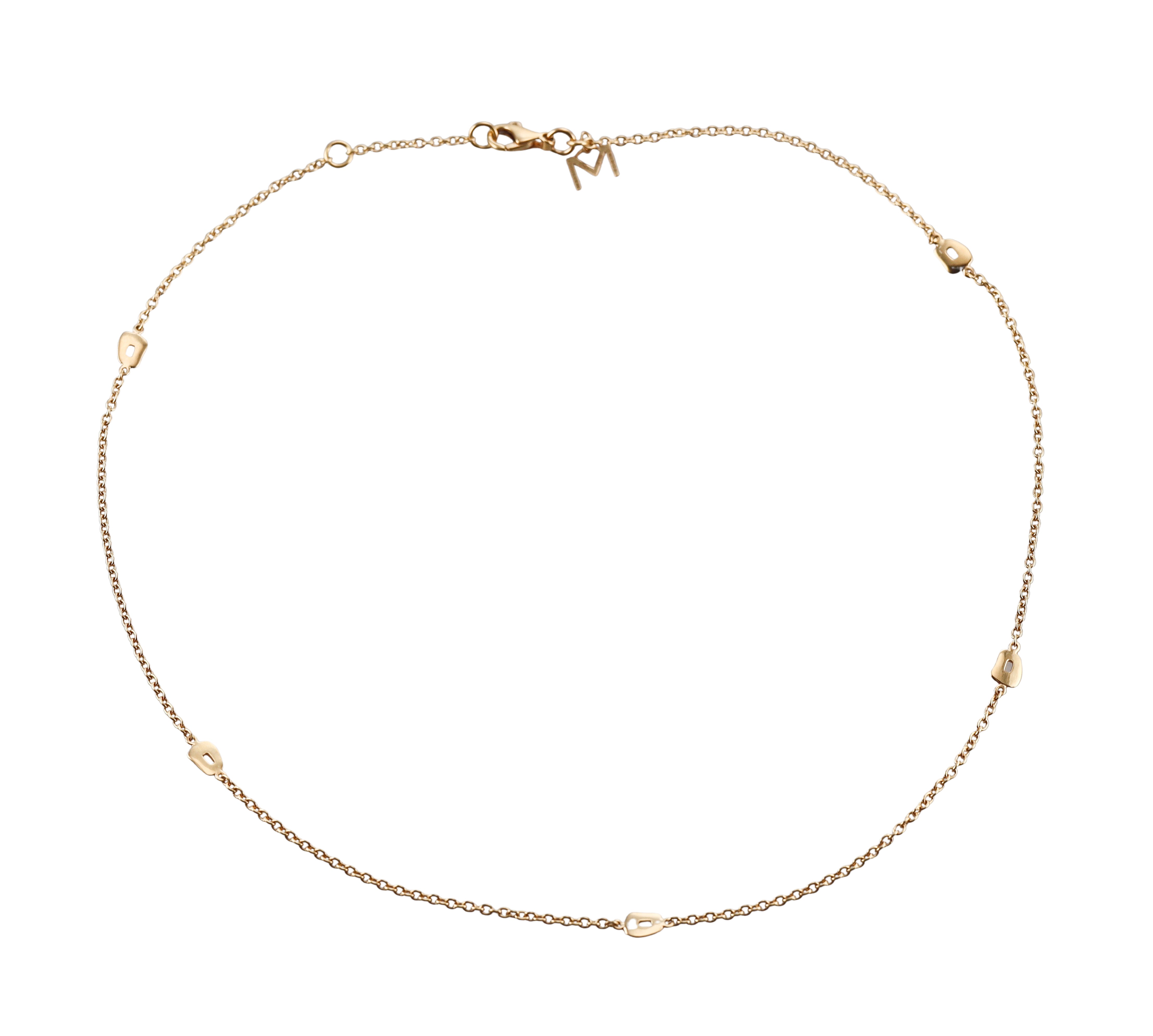 Mattioli Mini Puzzle Sautoir Yellow Gold Necklace