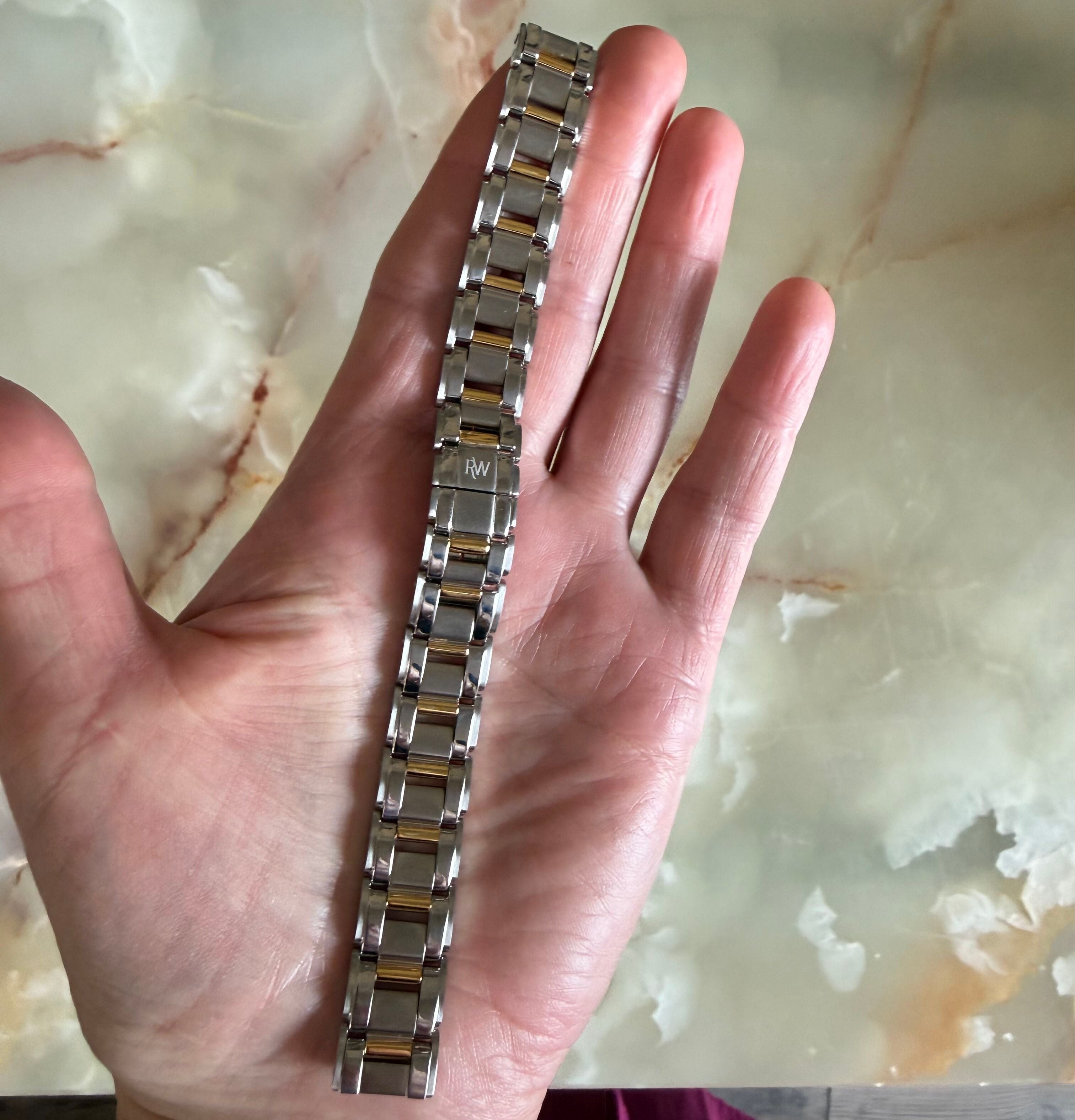 Authentic Raymond Weil Two Tone Steel Watch Bracelet 14mm