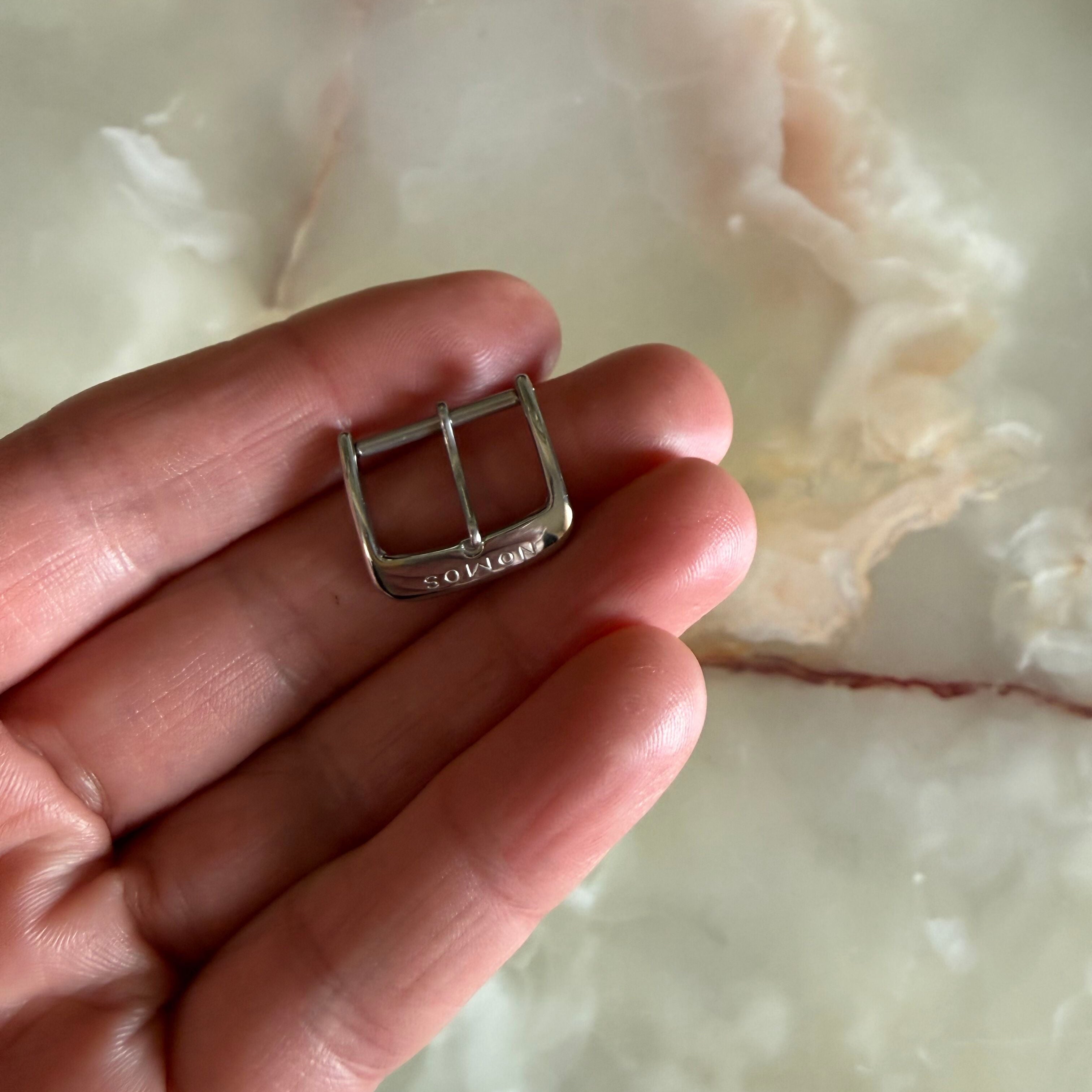 Authentic Nomos Glashutte Stainless Steel Buckle 15mm