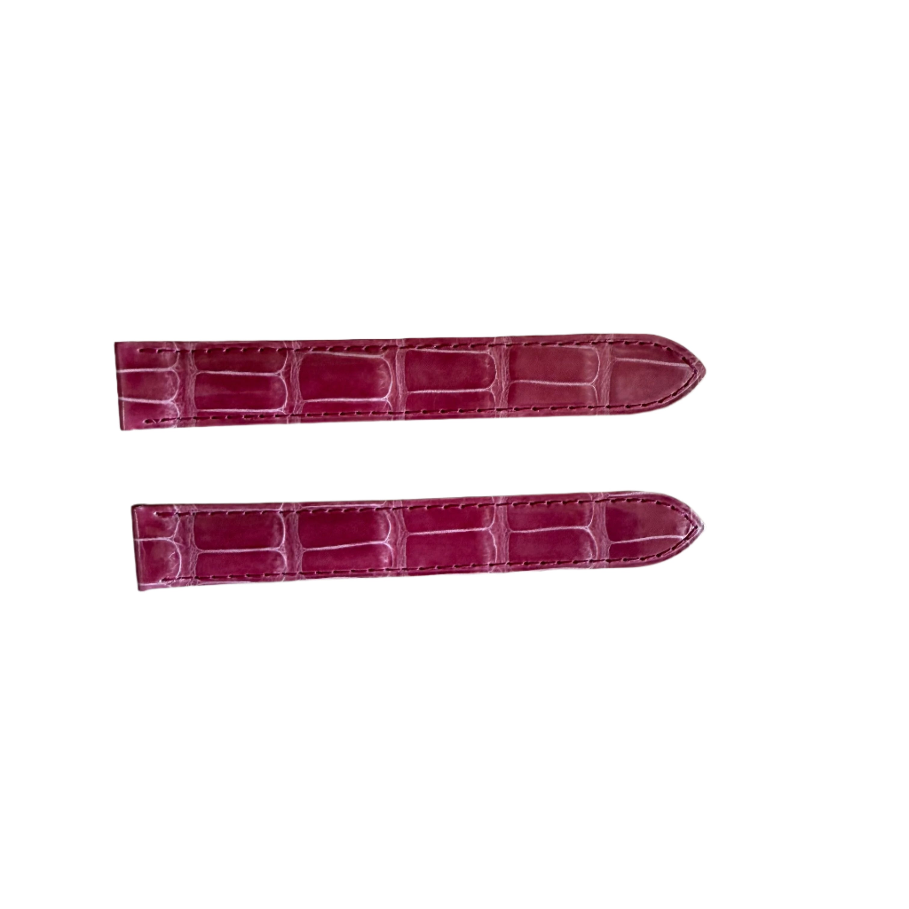 Authentic Cartier Pink Alligator Watch Strap Band 16mm KD6C2P13