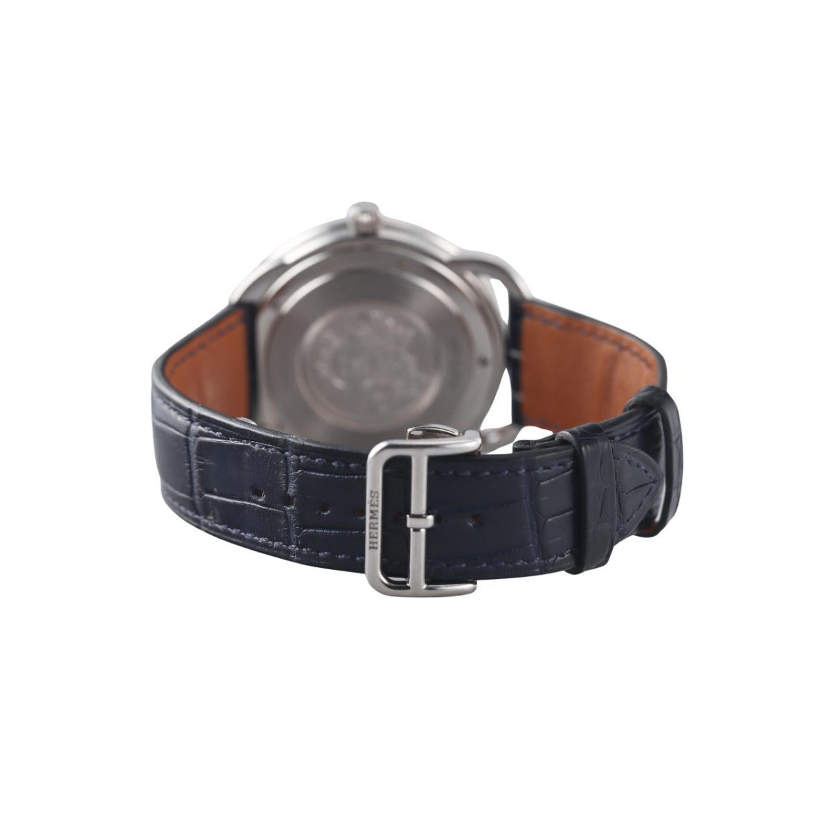 Hermes Arceau 40mm Steel Watch AR7Q.810